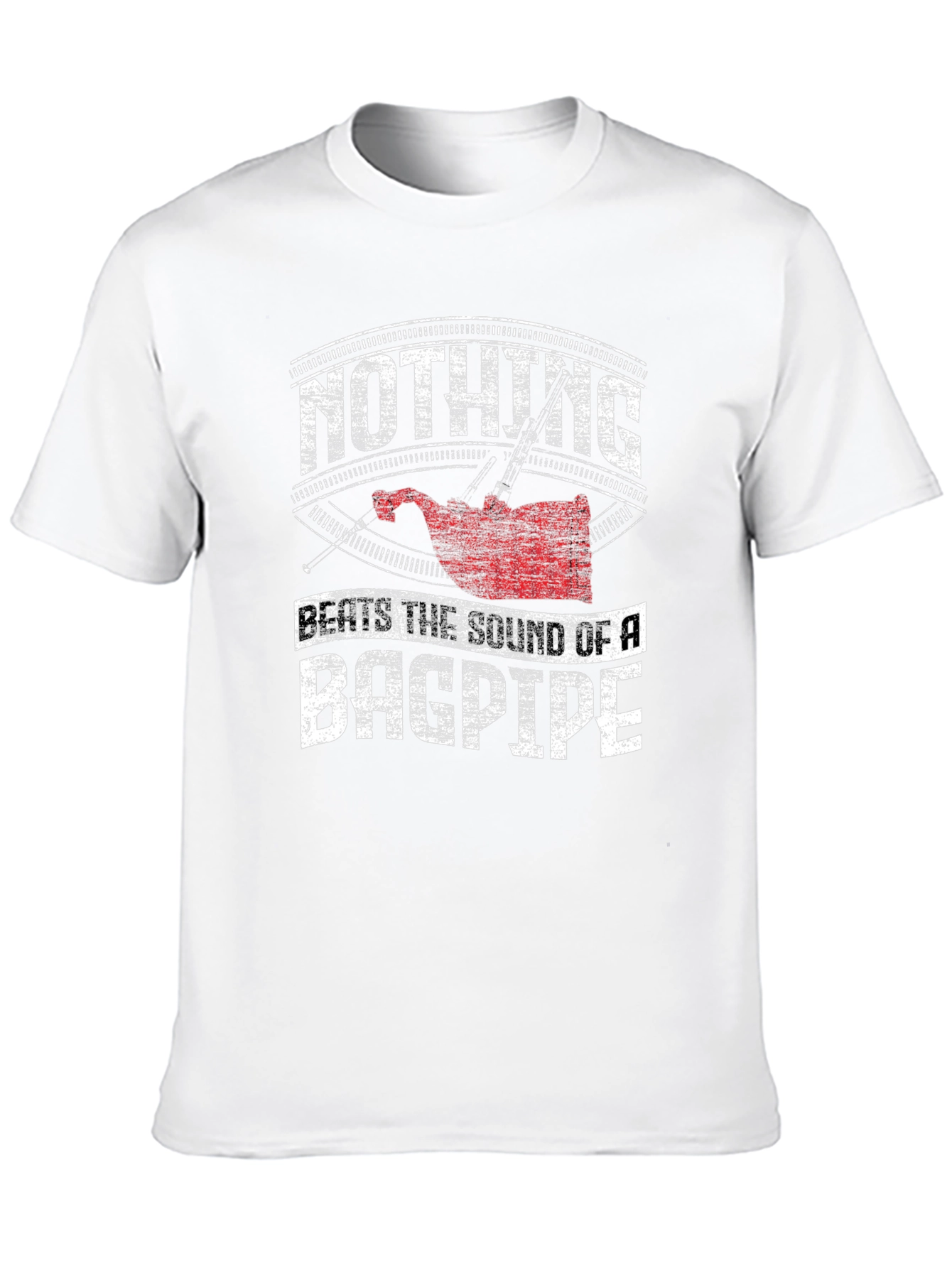 Nothing Beats the Sound of Bagpipe Graphic T-Shirt