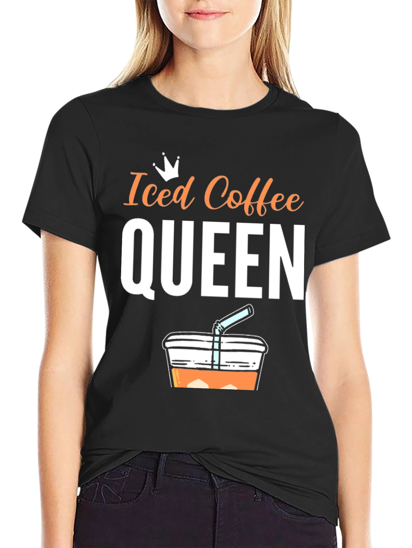 Iced Coffee Queen Graphic Tee