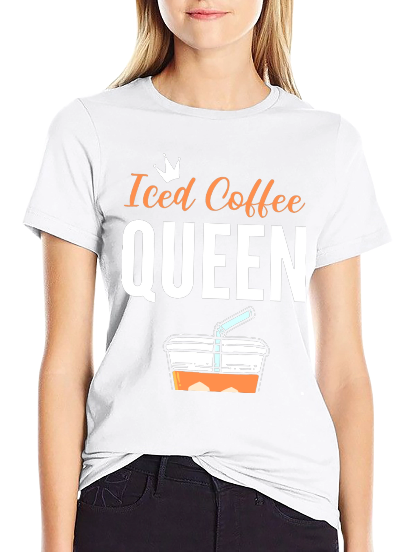 Iced Coffee Queen Graphic Tee