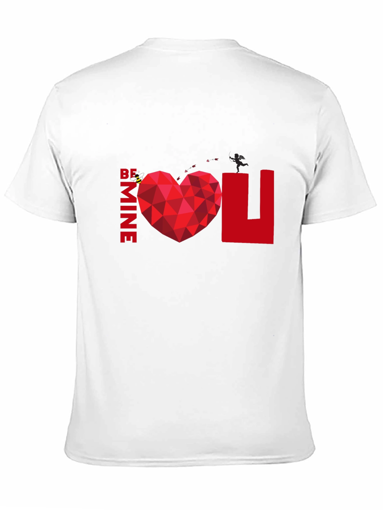 Be Mine Heart Graphic Tee - Valentines Day