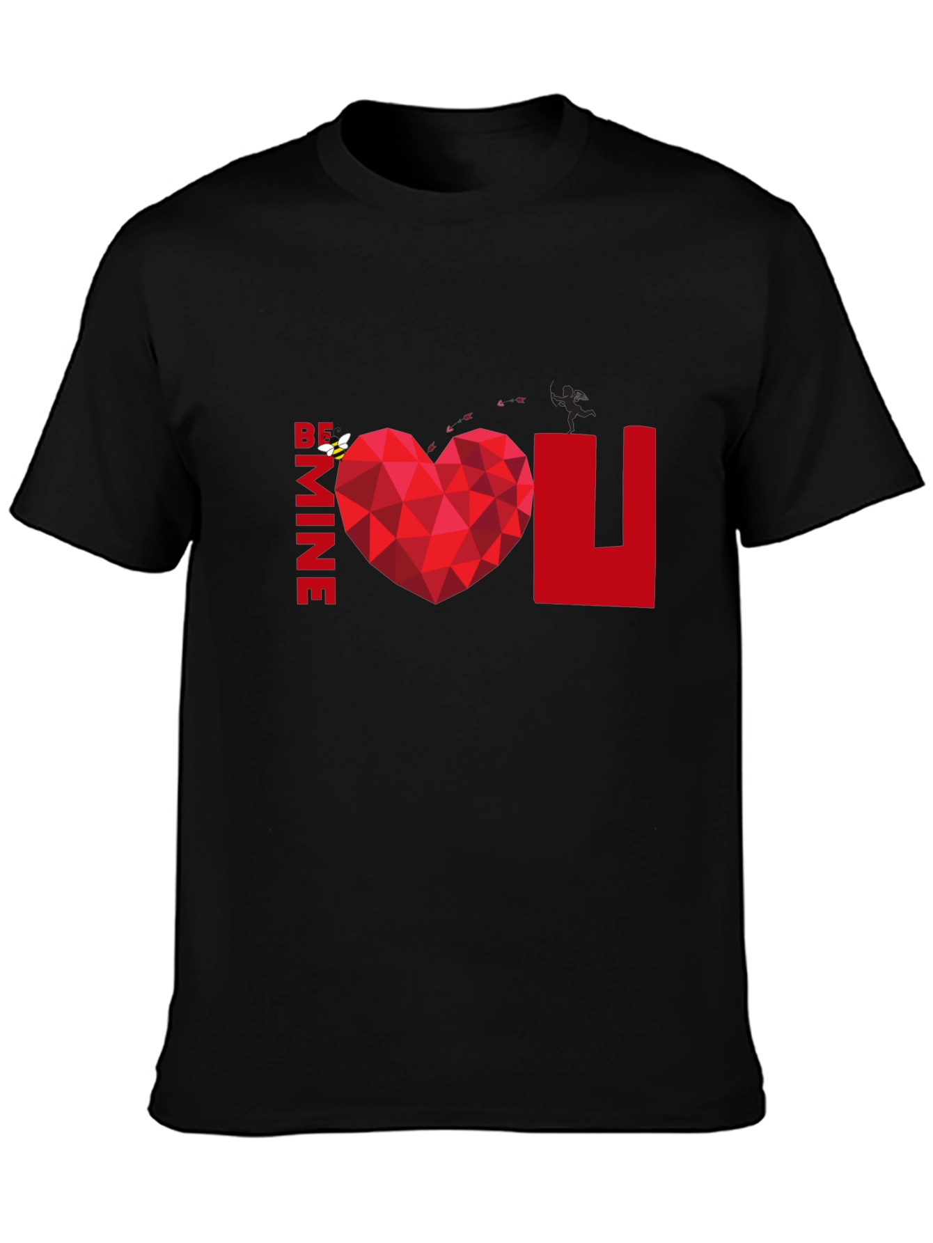 Be Mine Heart Graphic Tee - Valentines Day