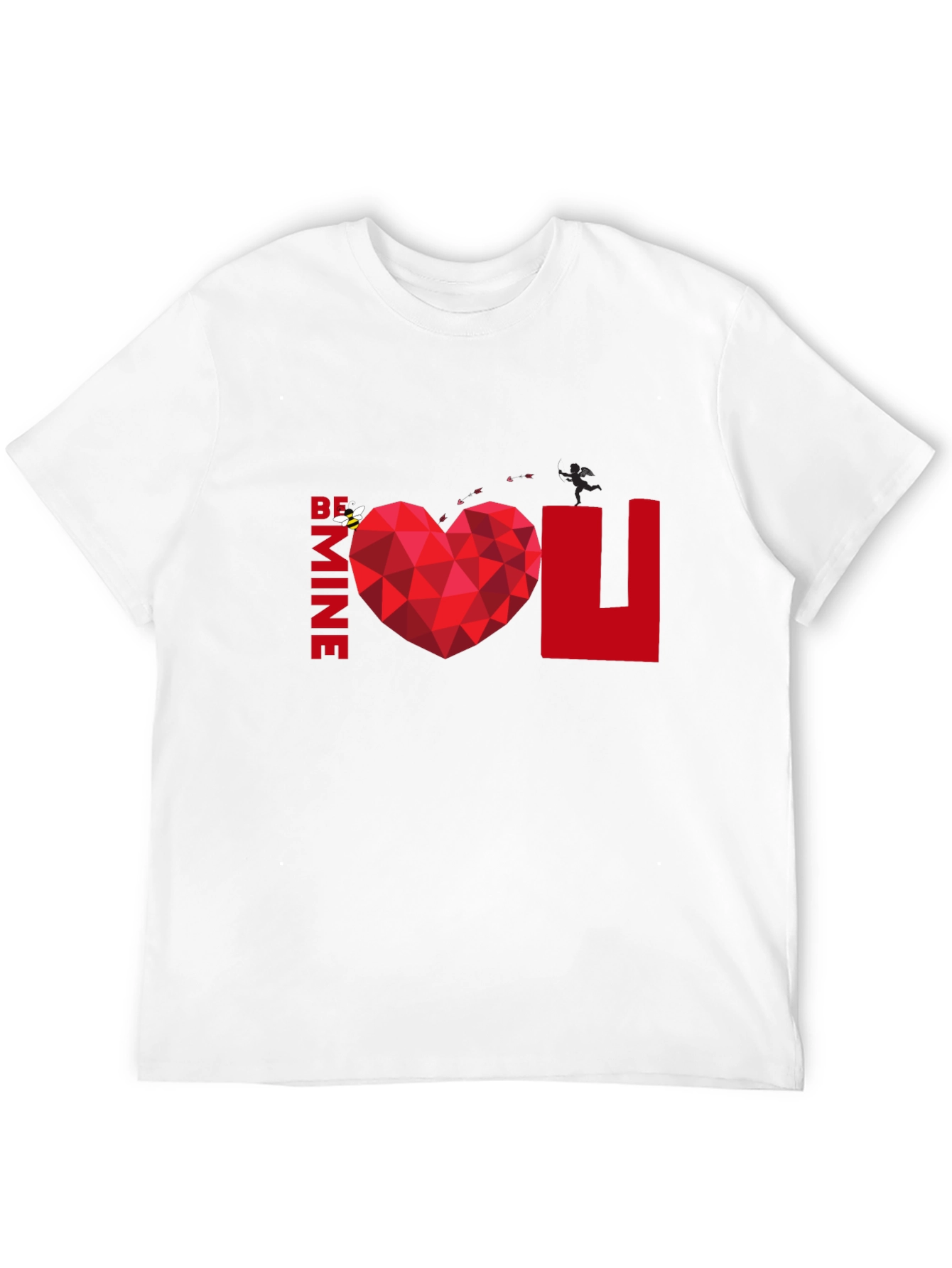 Be Mine Heart Graphic Tee - Valentines Day