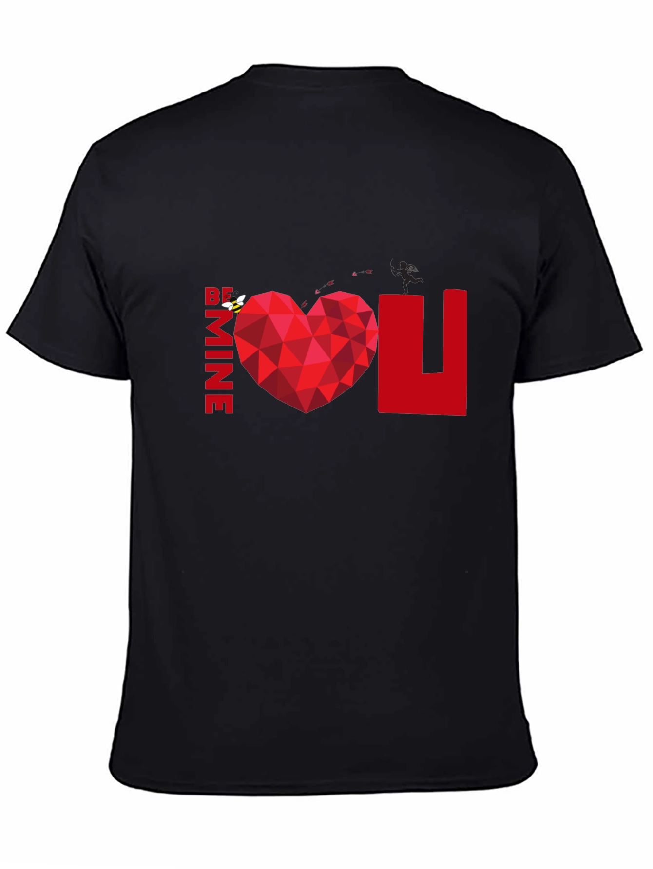 Be Mine Heart Graphic Tee - Valentines Day