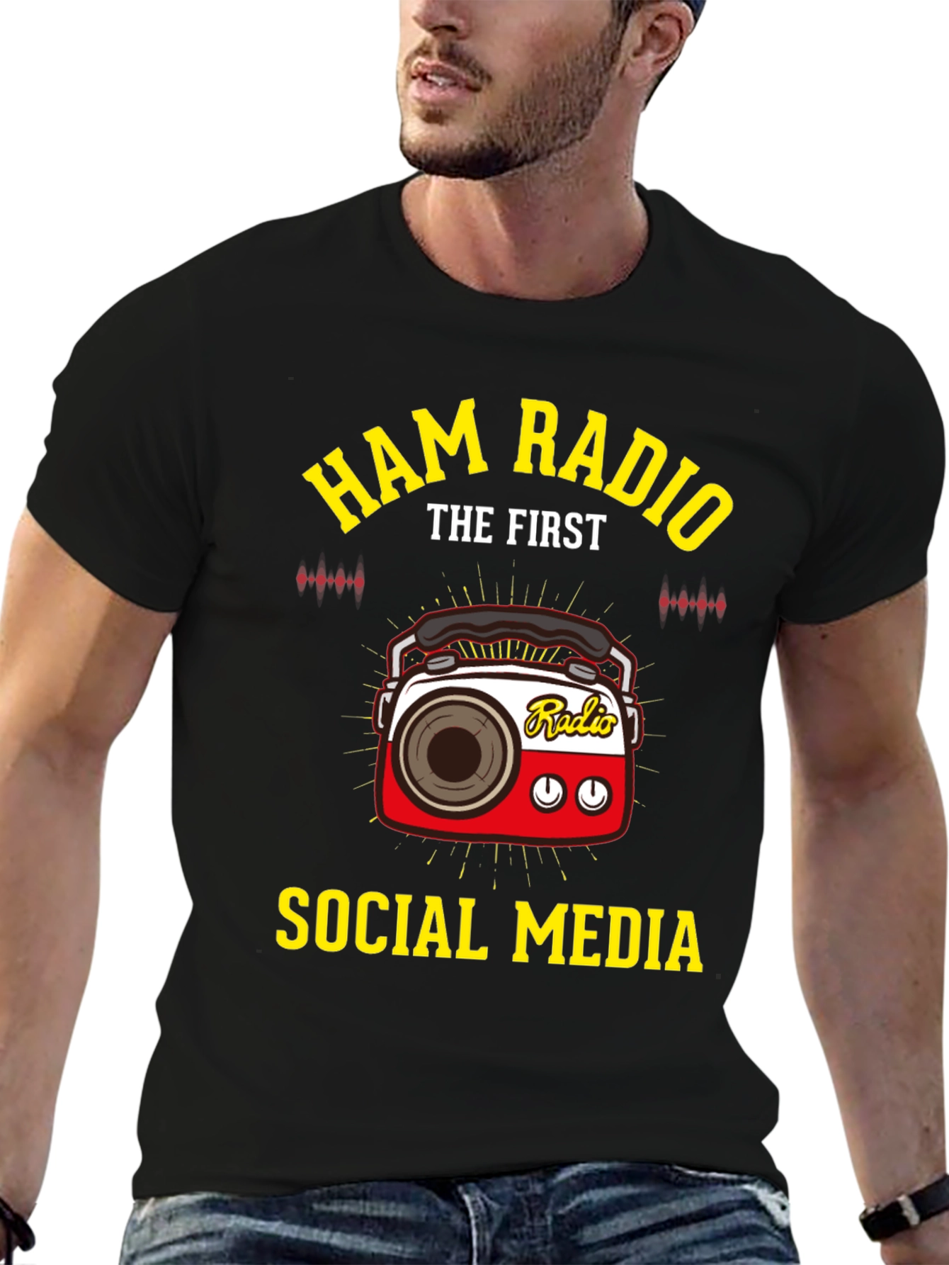 Ham Radio The First Social Media T-Shirt