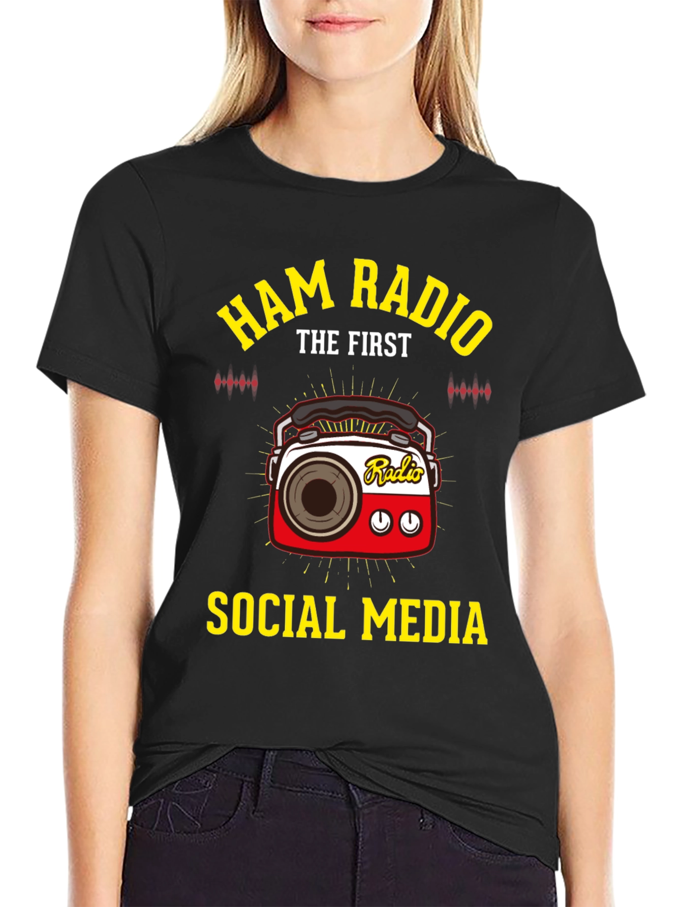 Ham Radio The First Social Media T-Shirt