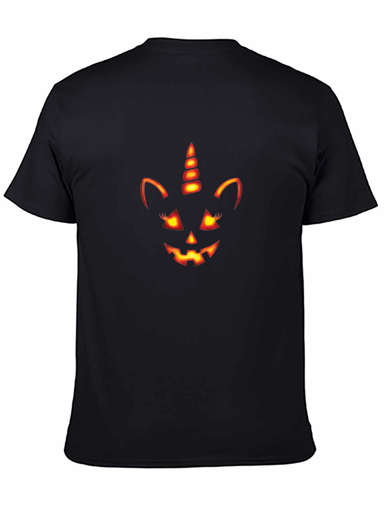 Halloween Unicorn Jack-O-Lantern T-Shirt