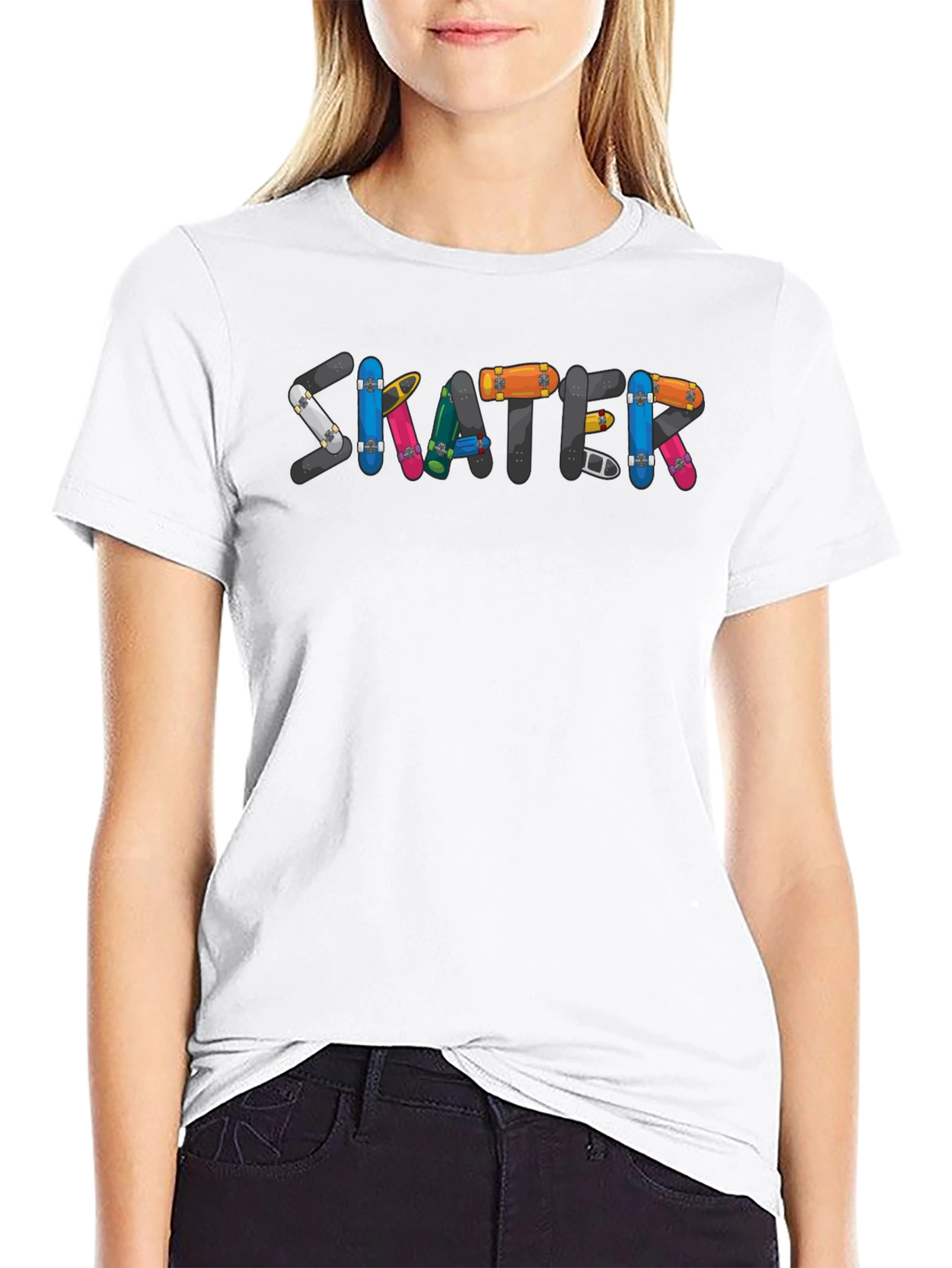 Skater Graphic T-Shirt - Cool Skateboard Design Tee