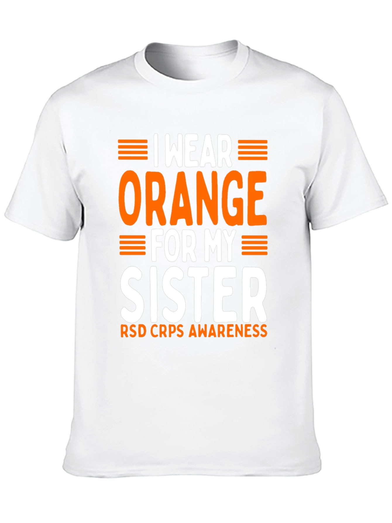 Orange Sister RSD CRPS Awareness T-Shirt