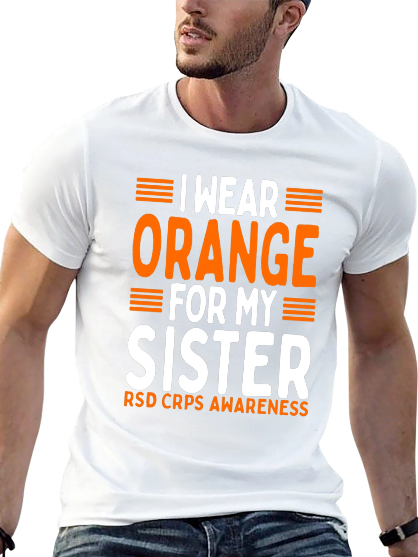 Orange Sister RSD CRPS Awareness T-Shirt
