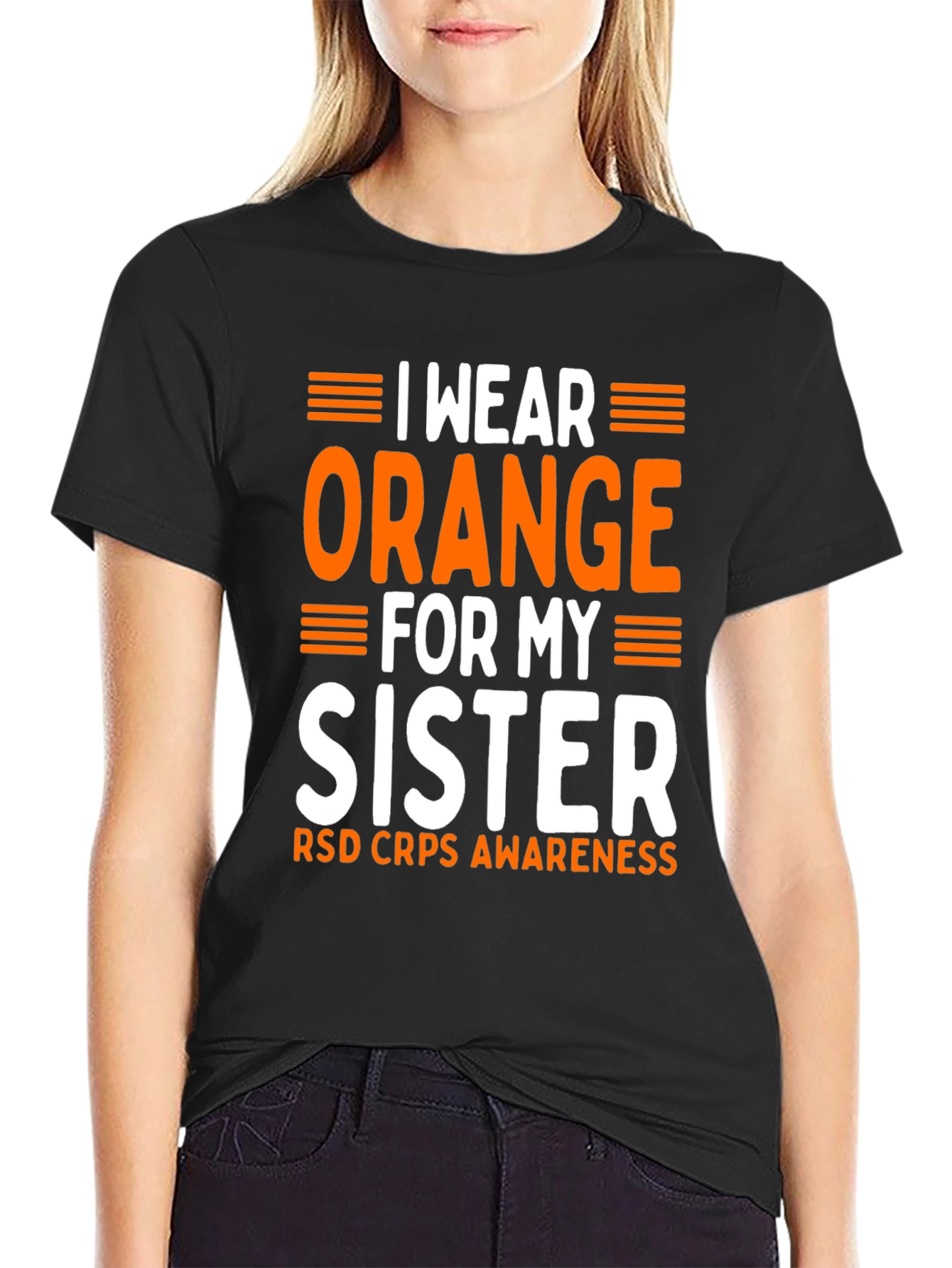 Orange Sister RSD CRPS Awareness T-Shirt