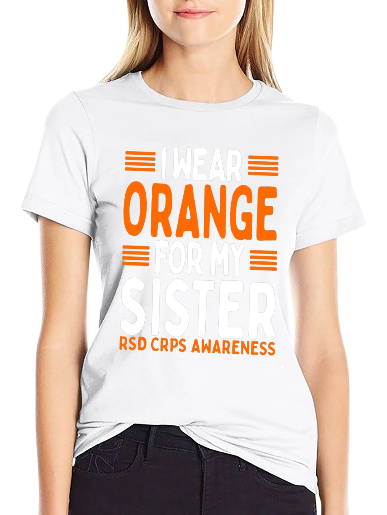 Orange Sister RSD CRPS Awareness T-Shirt