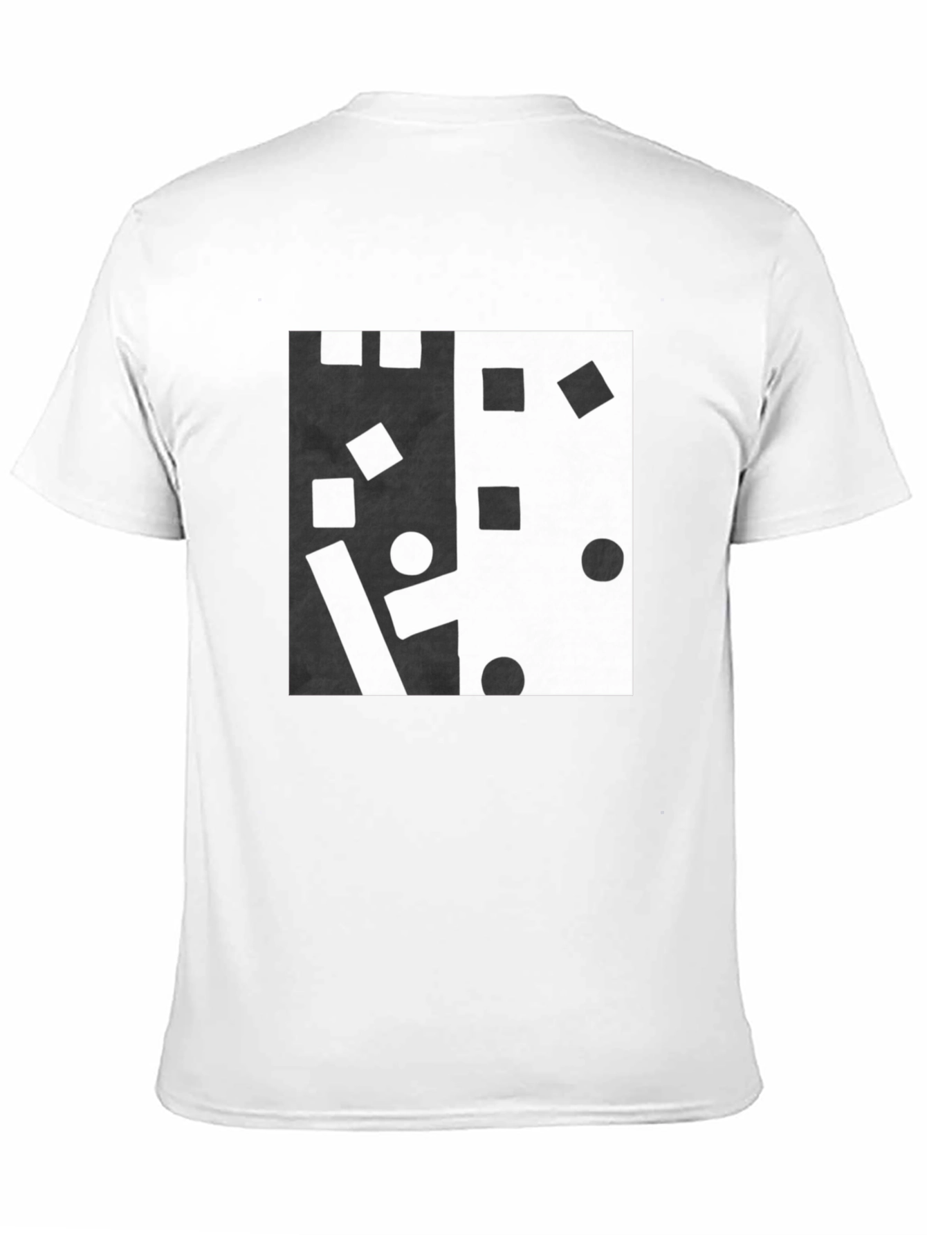 Abstract Black and White Graphic Tee