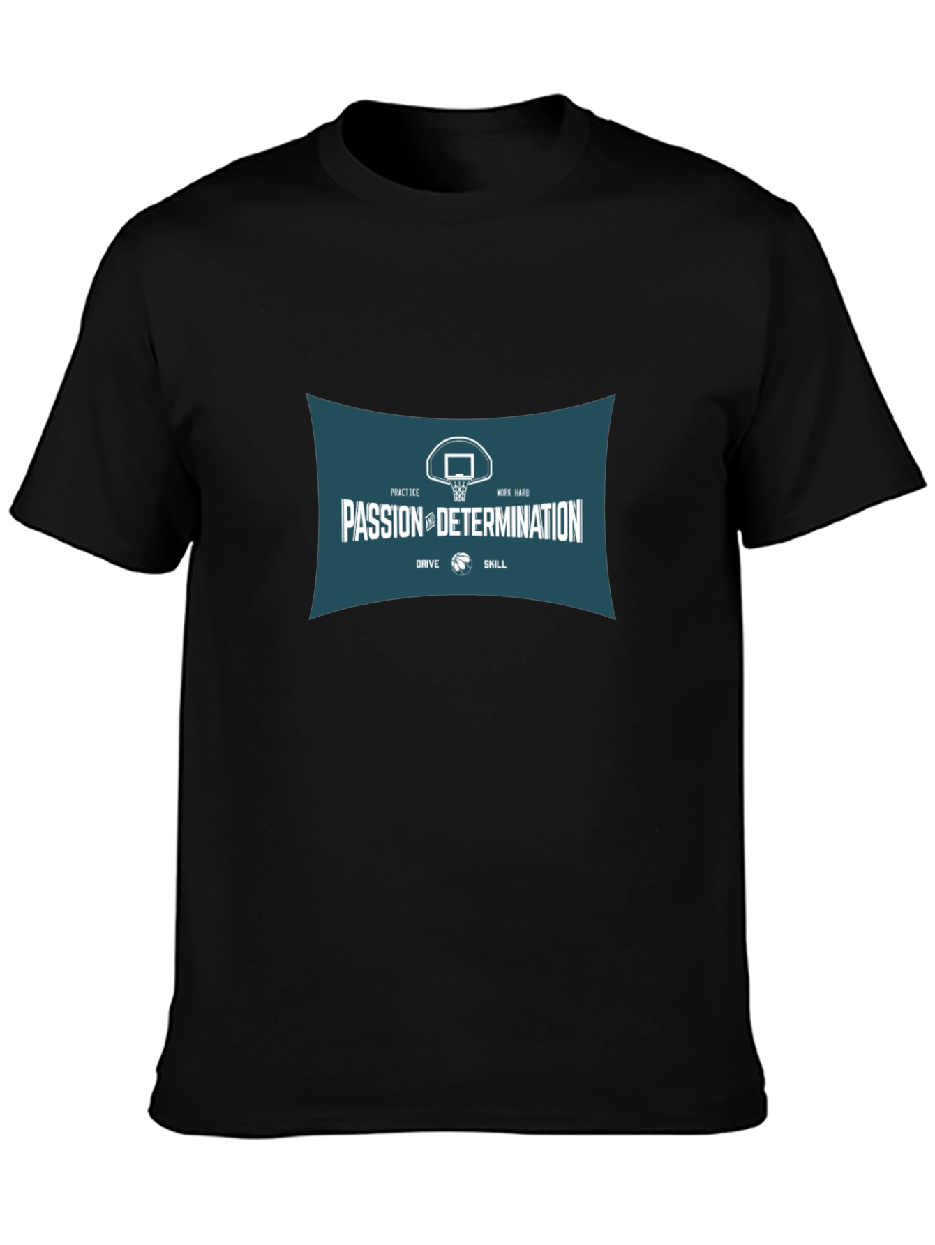 Passion & Determination Basketball Graphic Tee