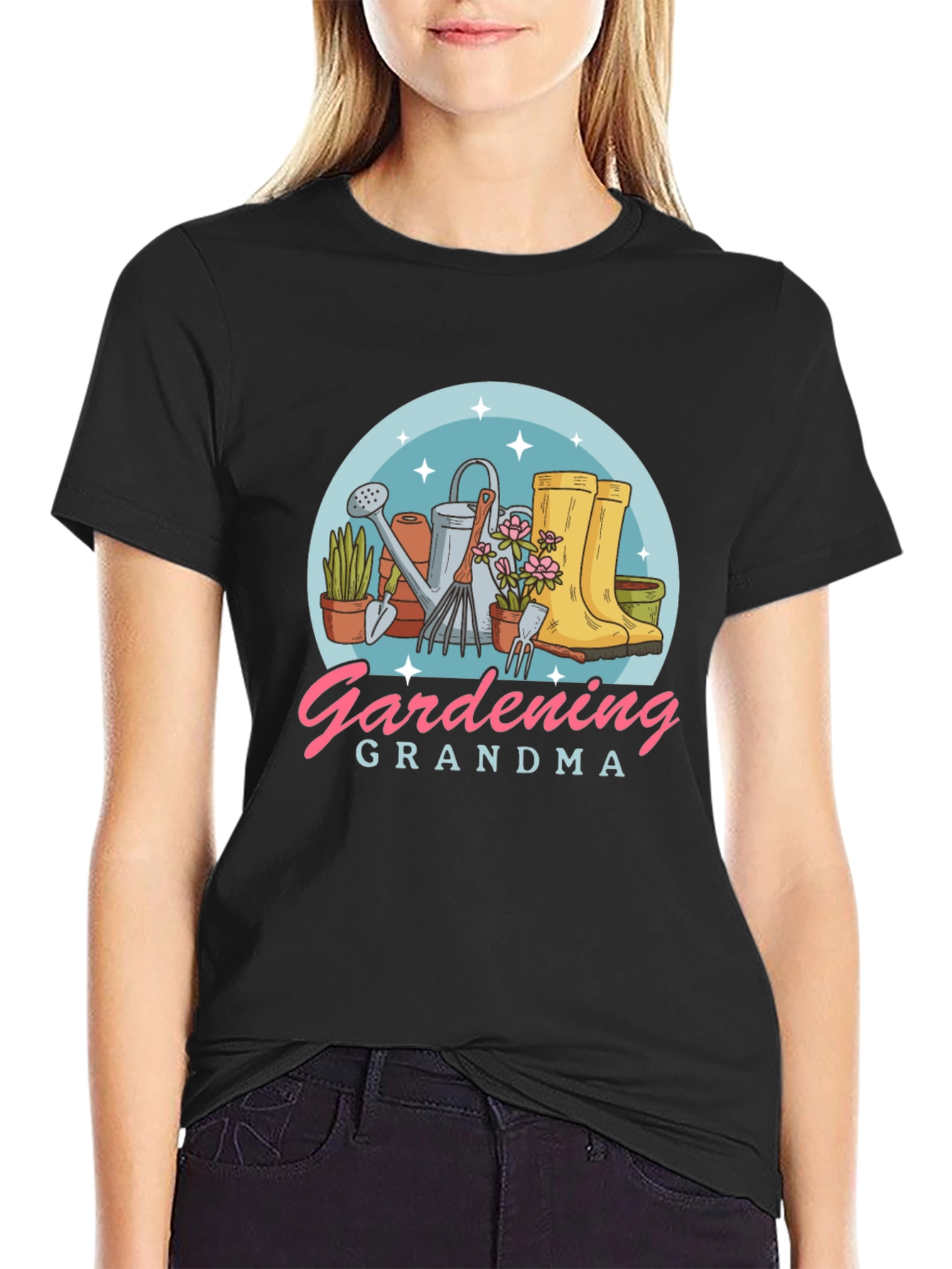 Gardening Grandma Graphic T-Shirt