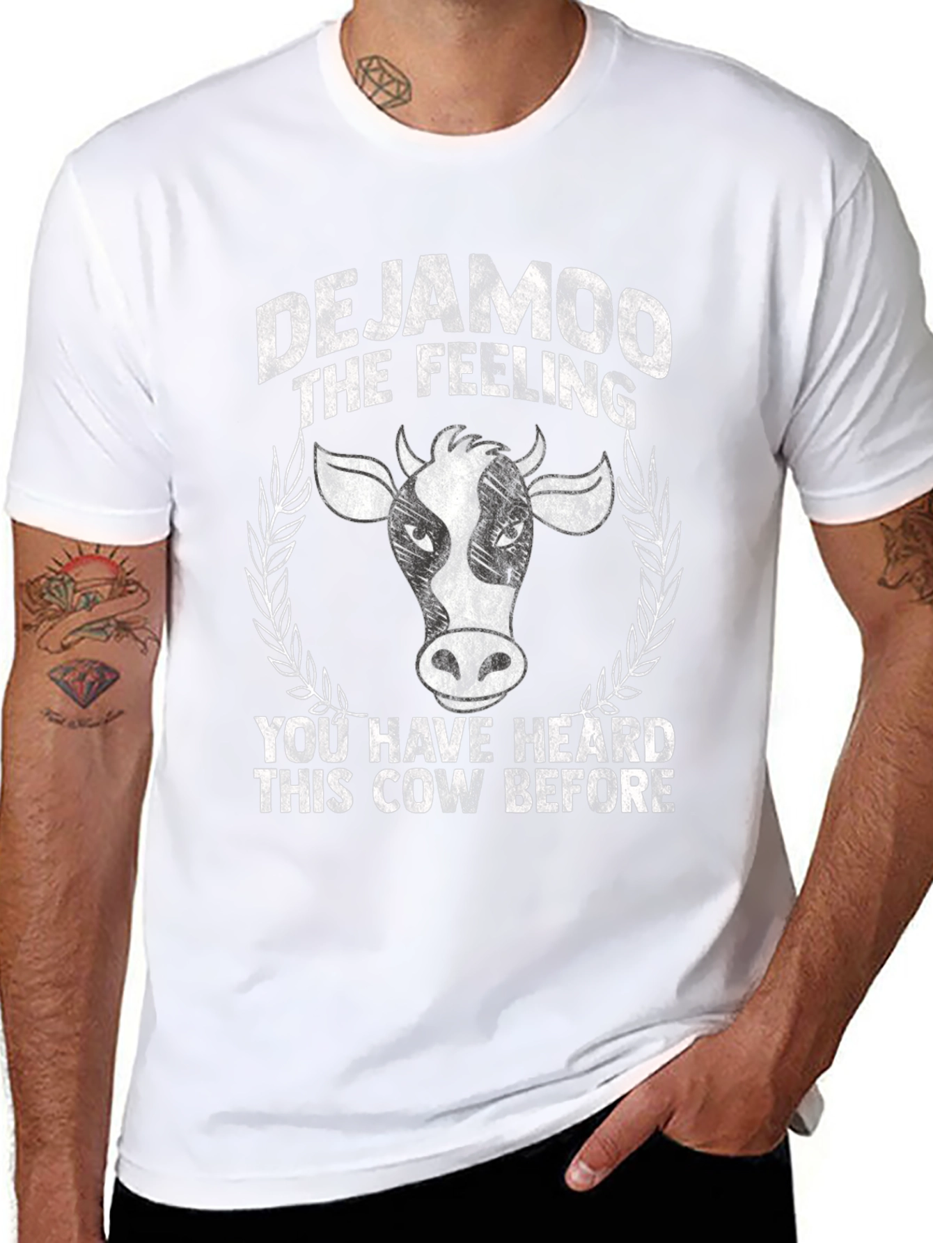 DejaMoo Funny Cow Graphic Tee