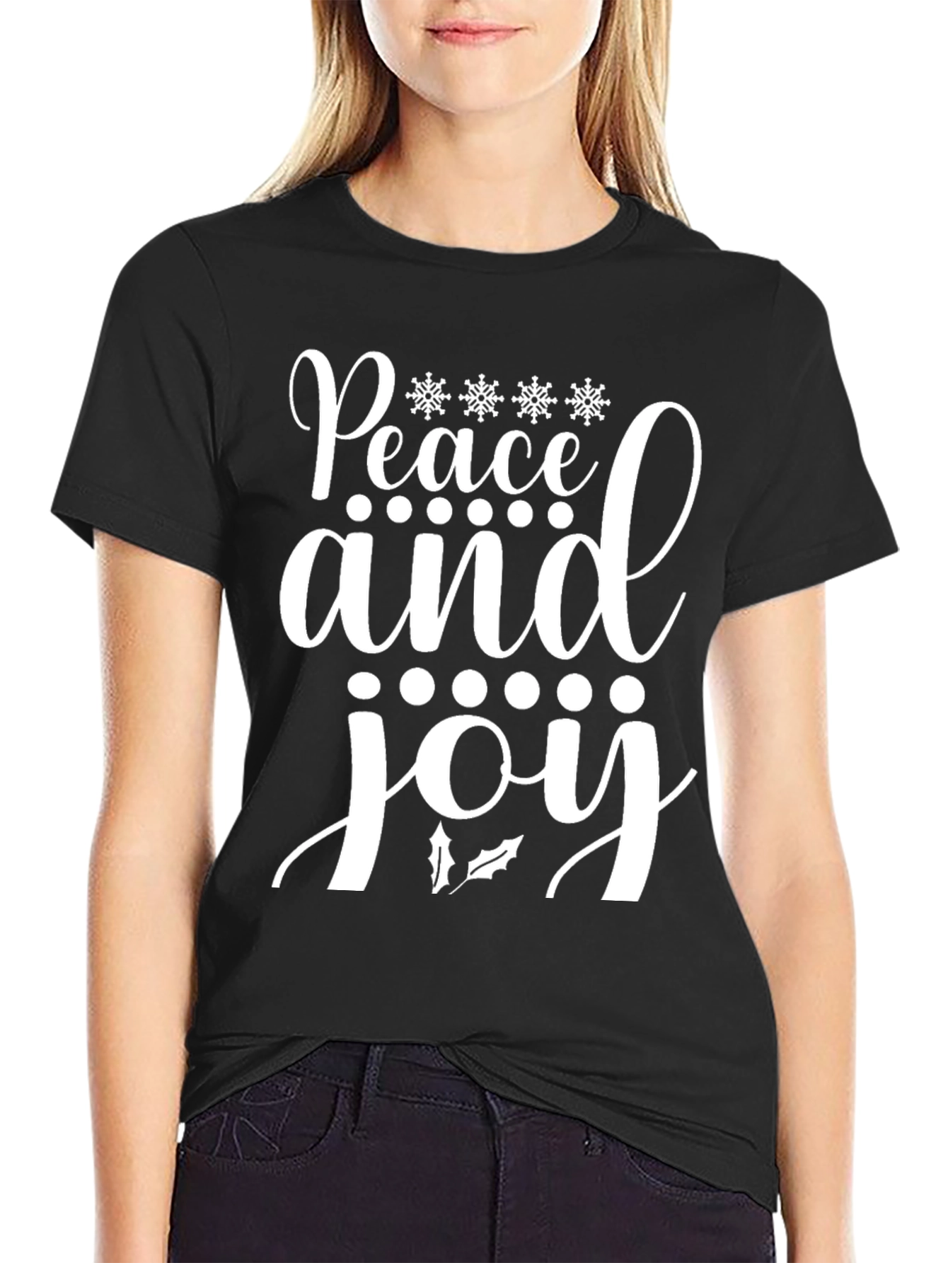 Peace and Joy Holiday T-Shirt