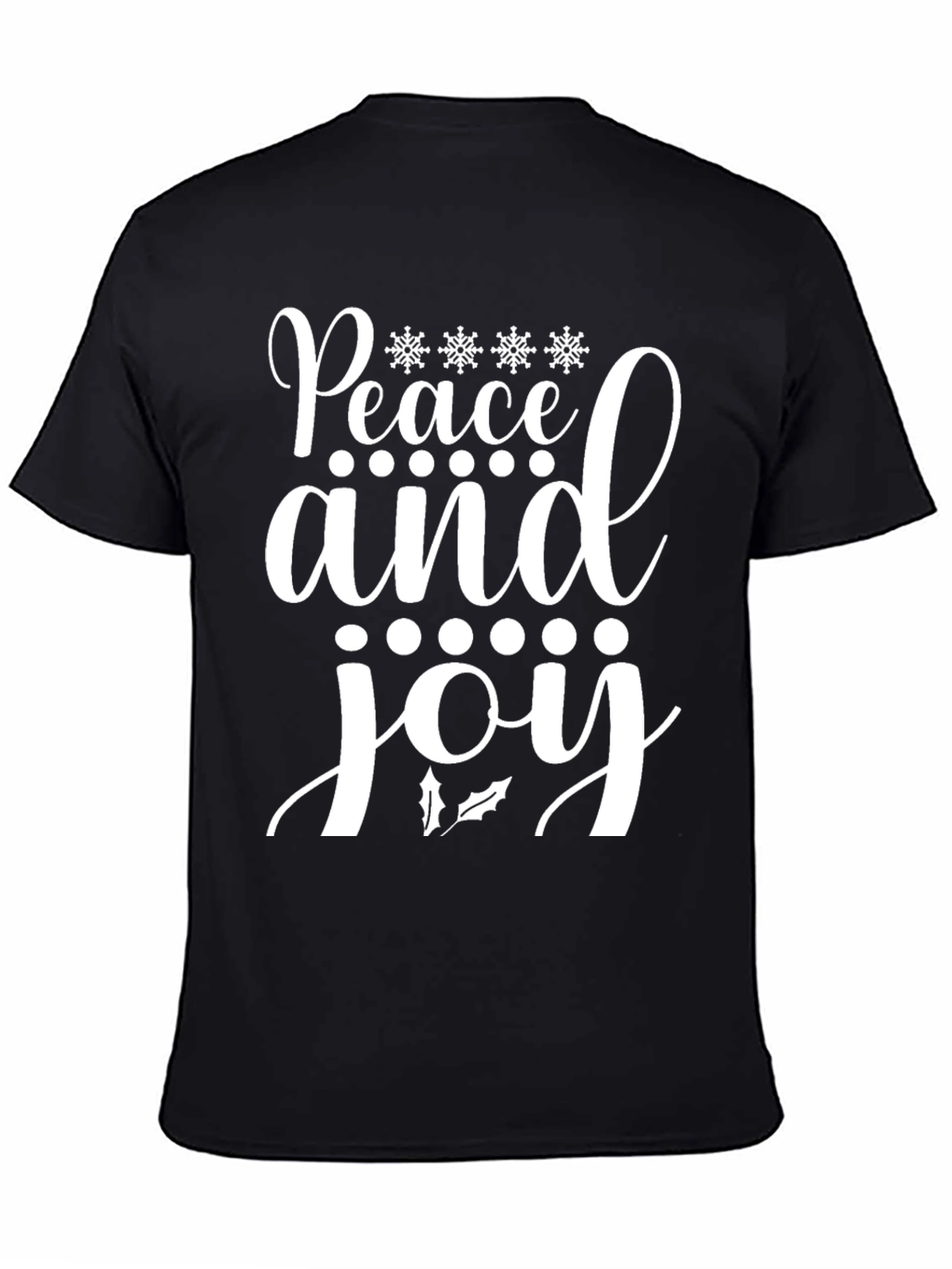 Peace and Joy Holiday T-Shirt