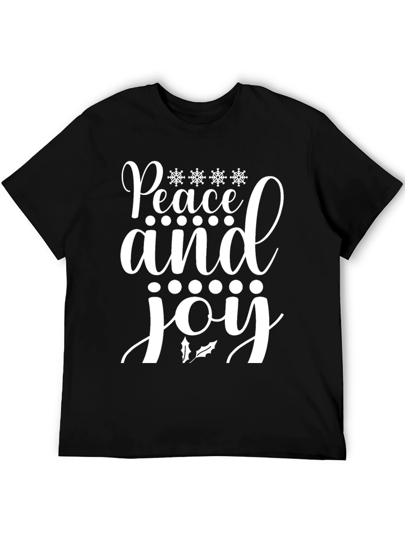 Peace and Joy Holiday T-Shirt