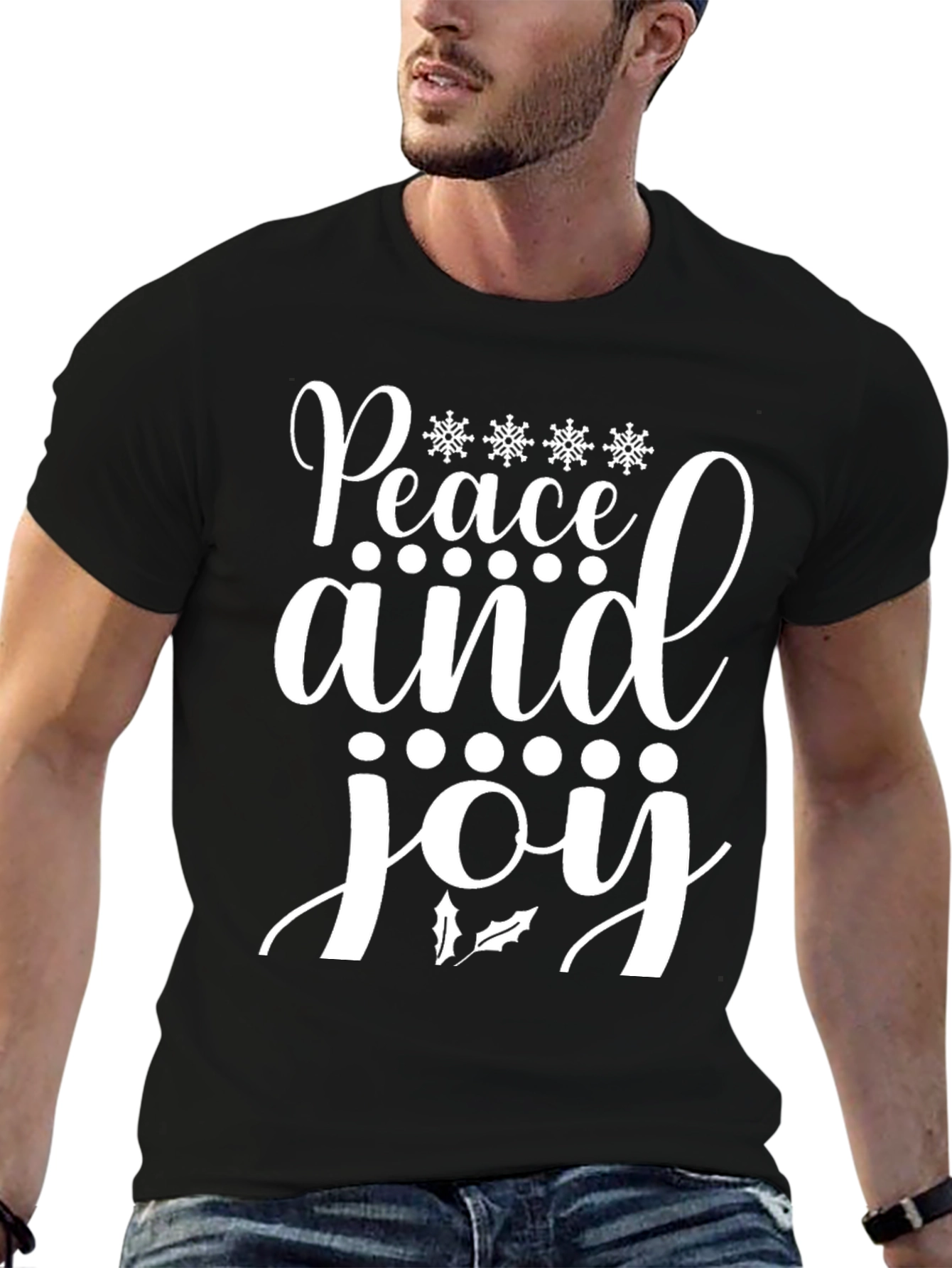 Peace and Joy Holiday T-Shirt