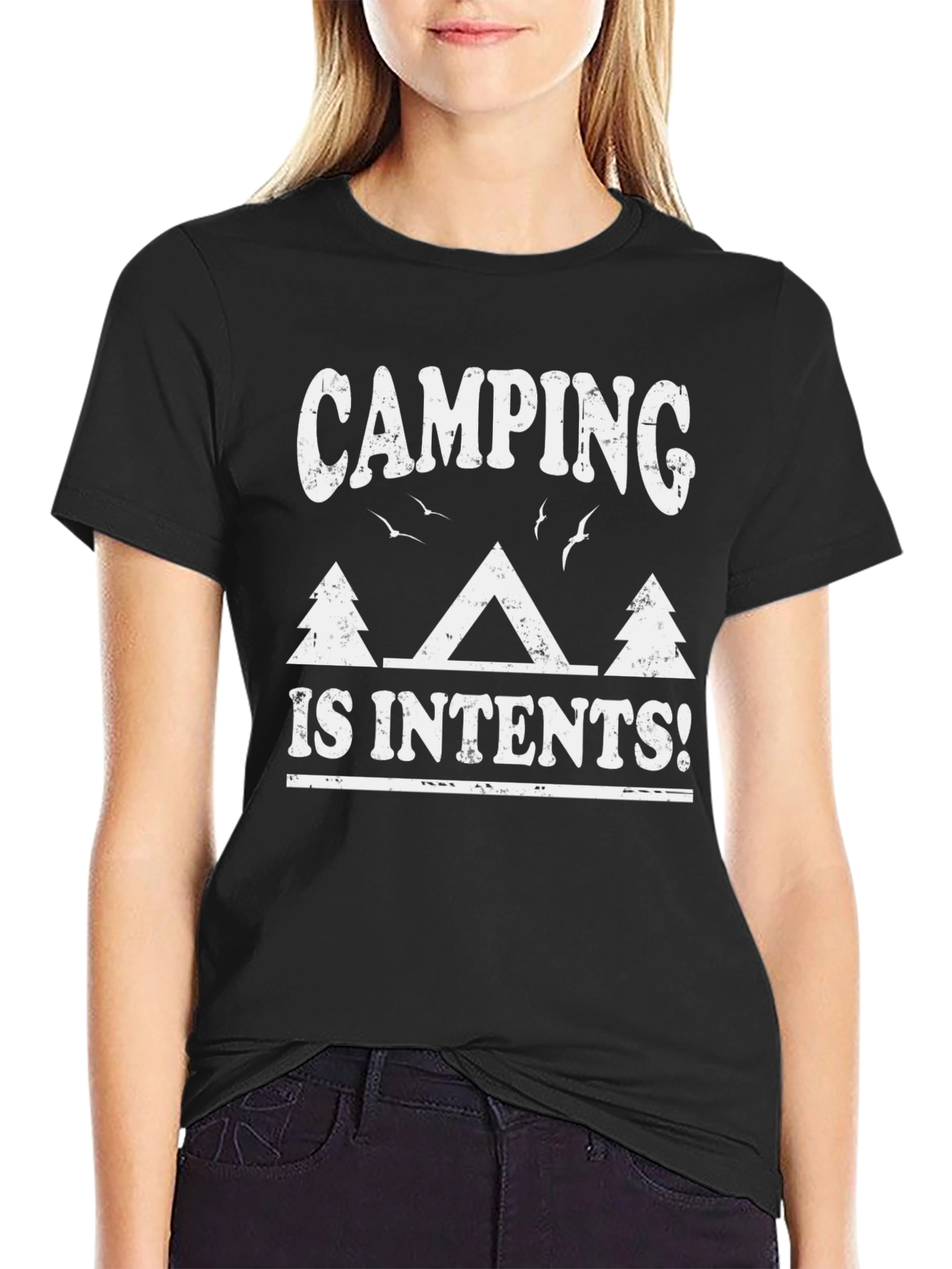 Camping is Intents! Graphic Tee