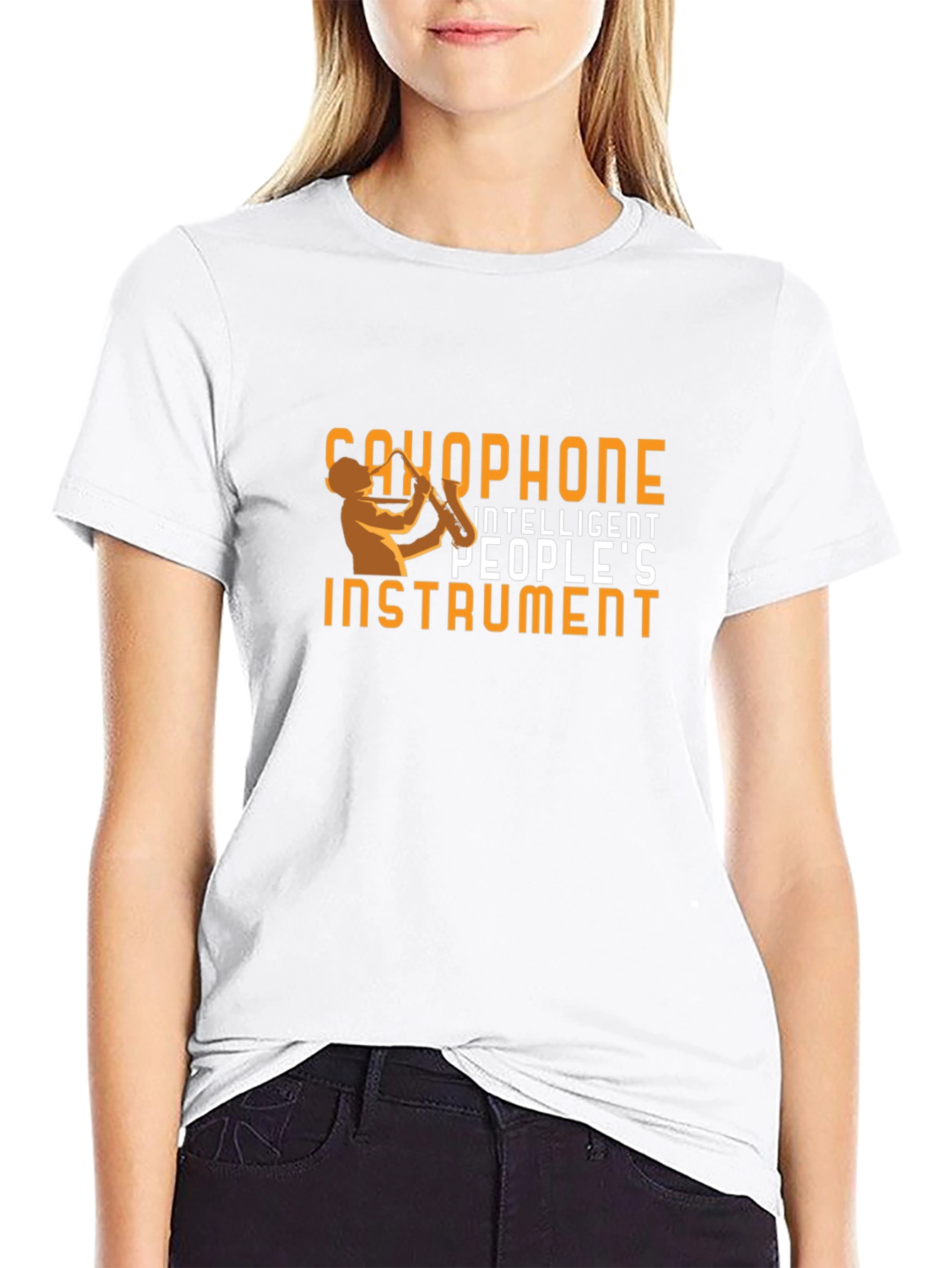 Saxophone Player T-Shirt - Intelligent Peoples Instrument