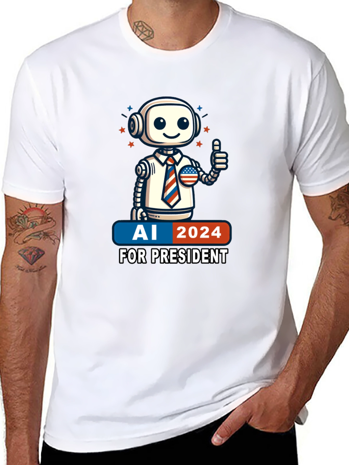 AI 2024 For President T-Shirt