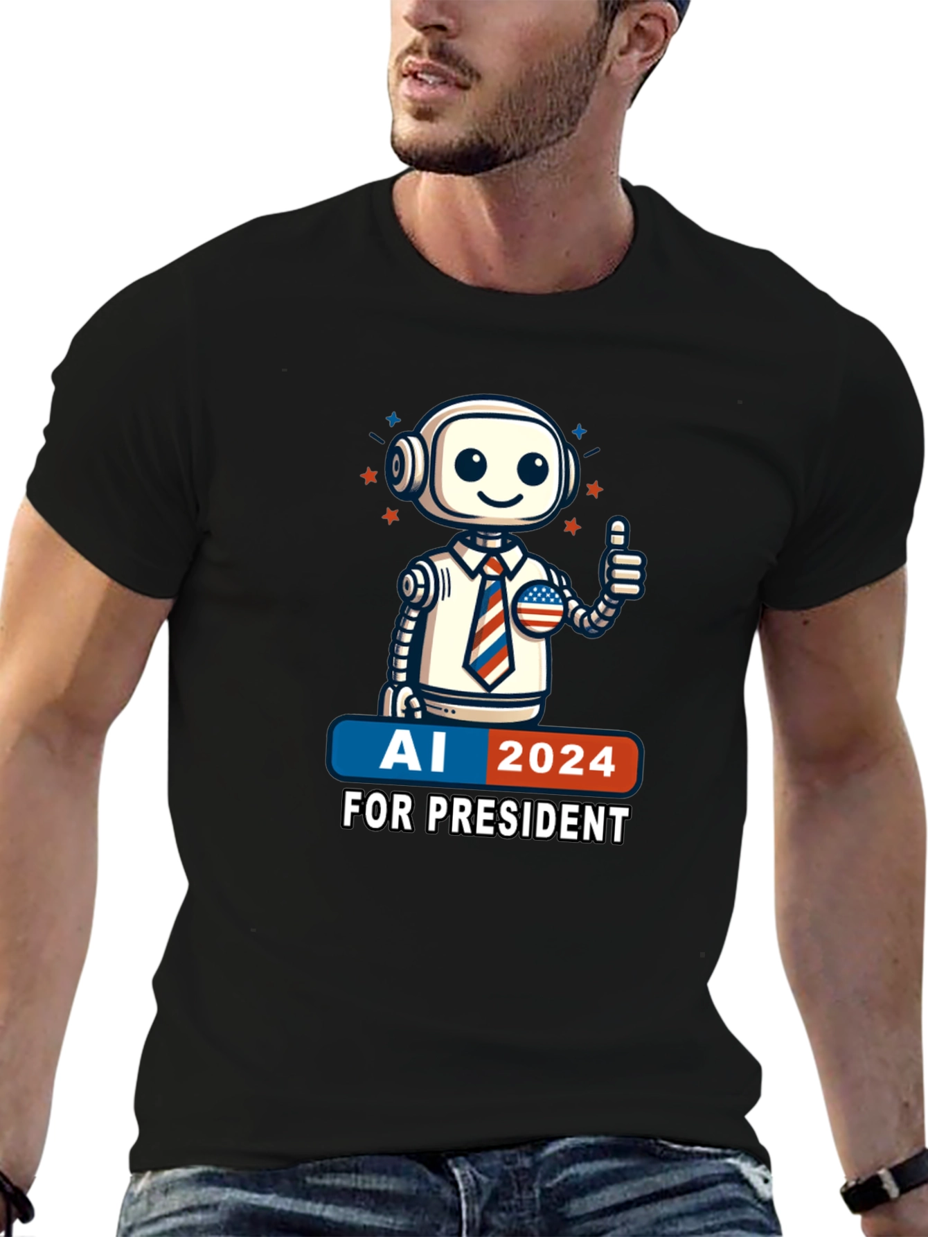 AI 2024 For President T-Shirt