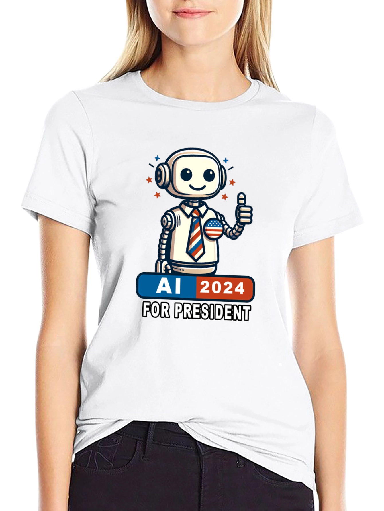 AI 2024 For President T-Shirt