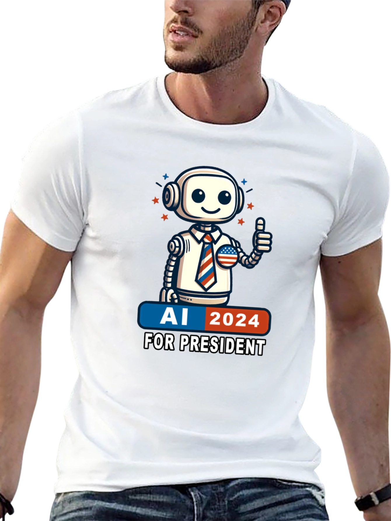 AI 2024 For President T-Shirt