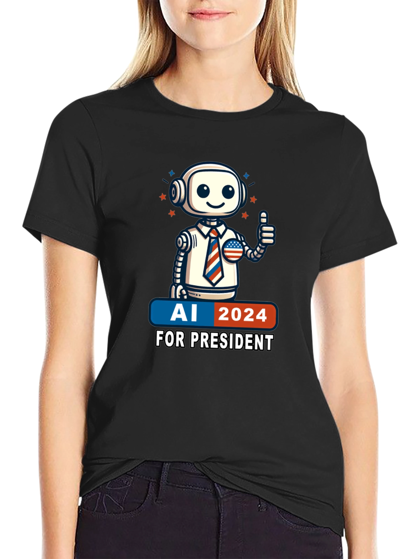 AI 2024 For President T-Shirt