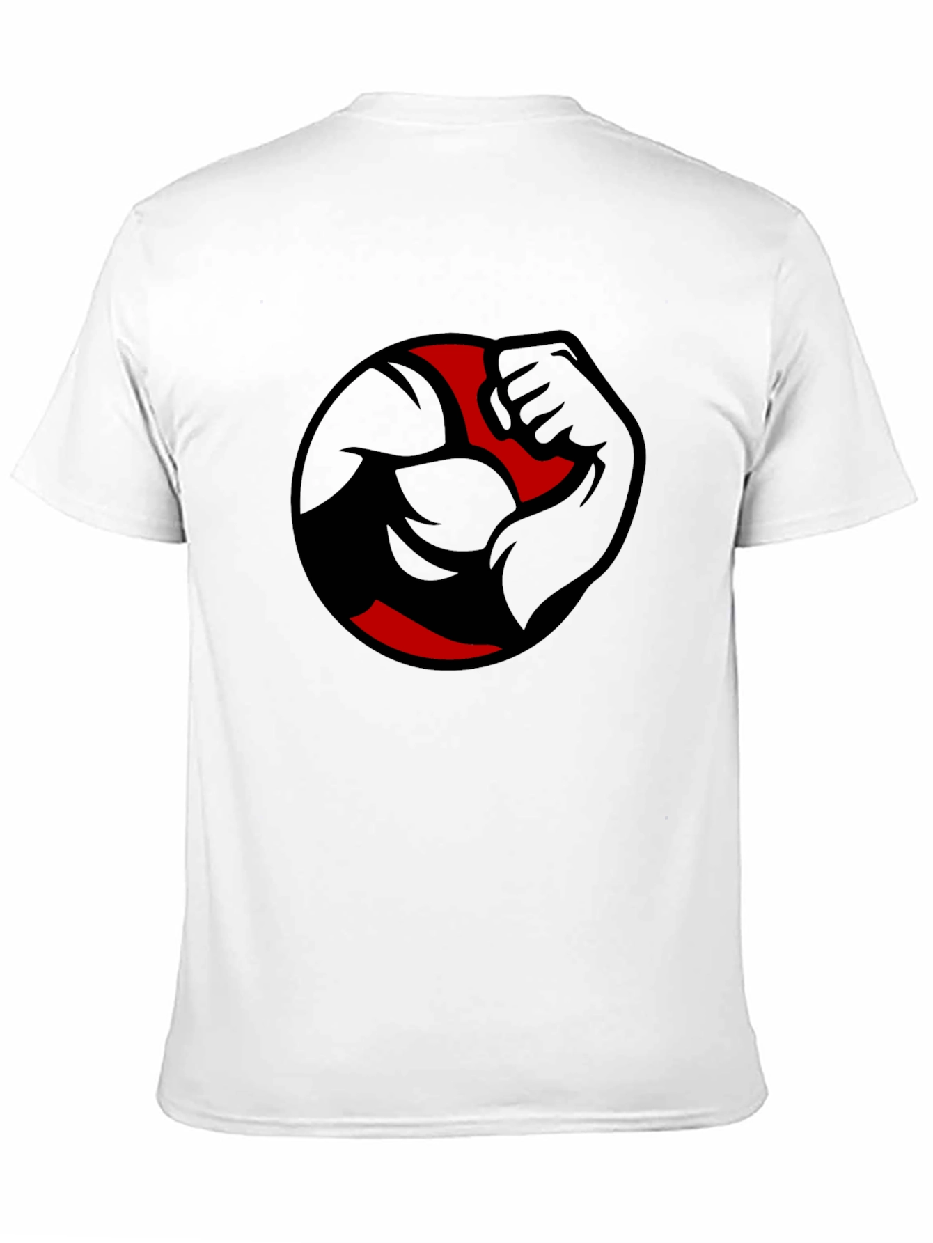 Mens Black Graphic Tee - Strong Arm Design