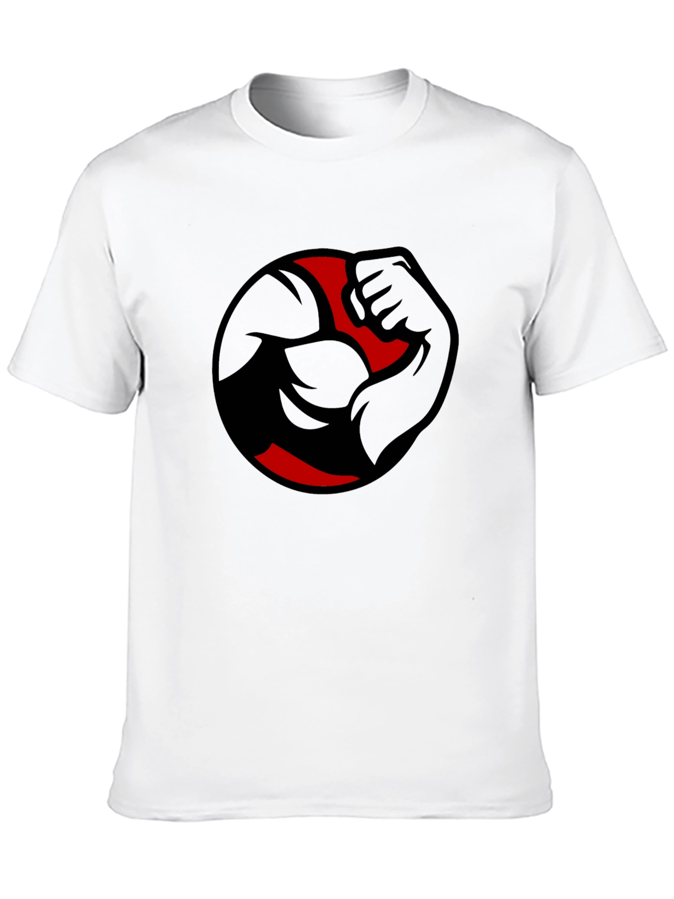 Mens Black Graphic Tee - Strong Arm Design