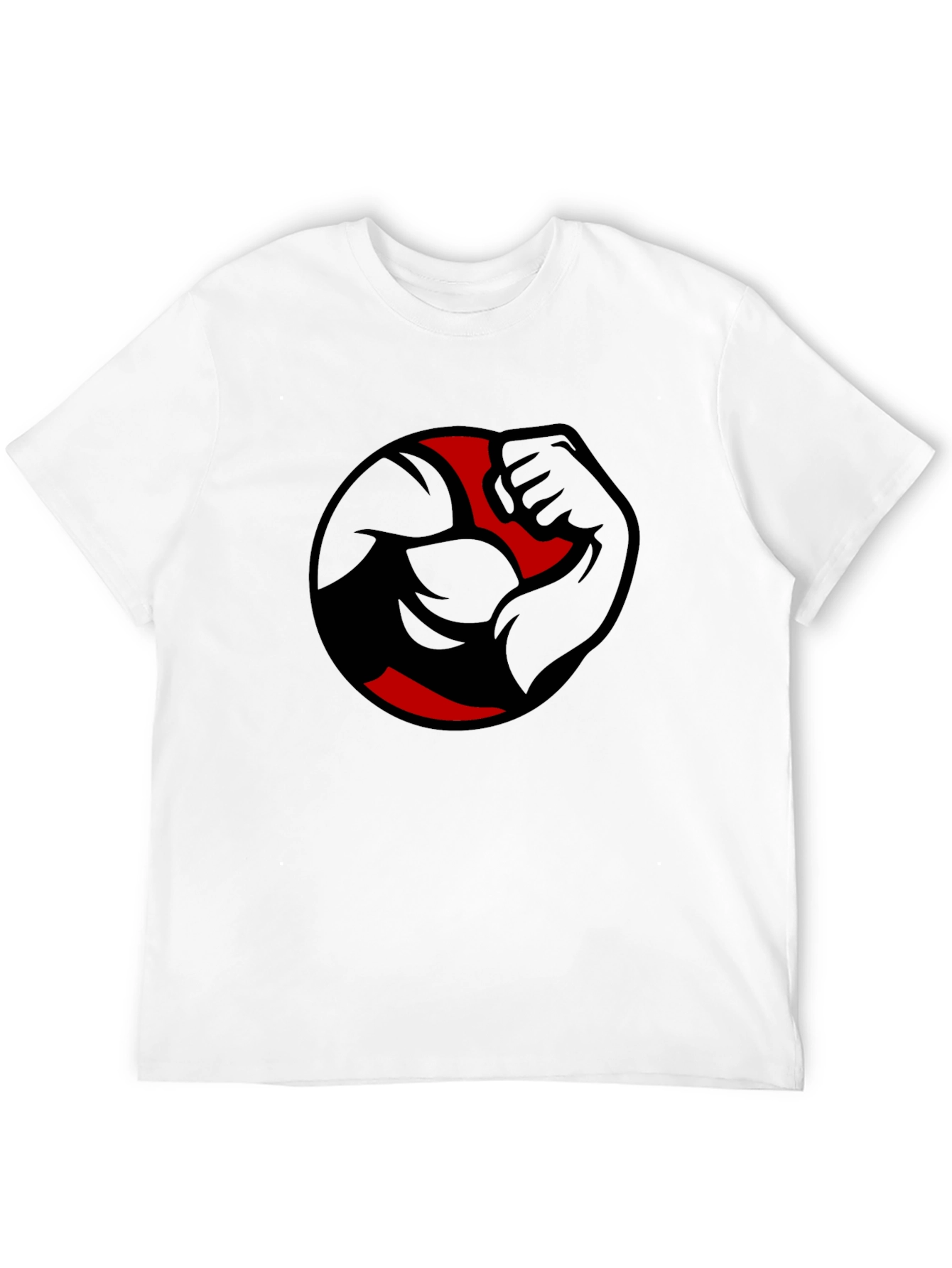 Mens Black Graphic Tee - Strong Arm Design
