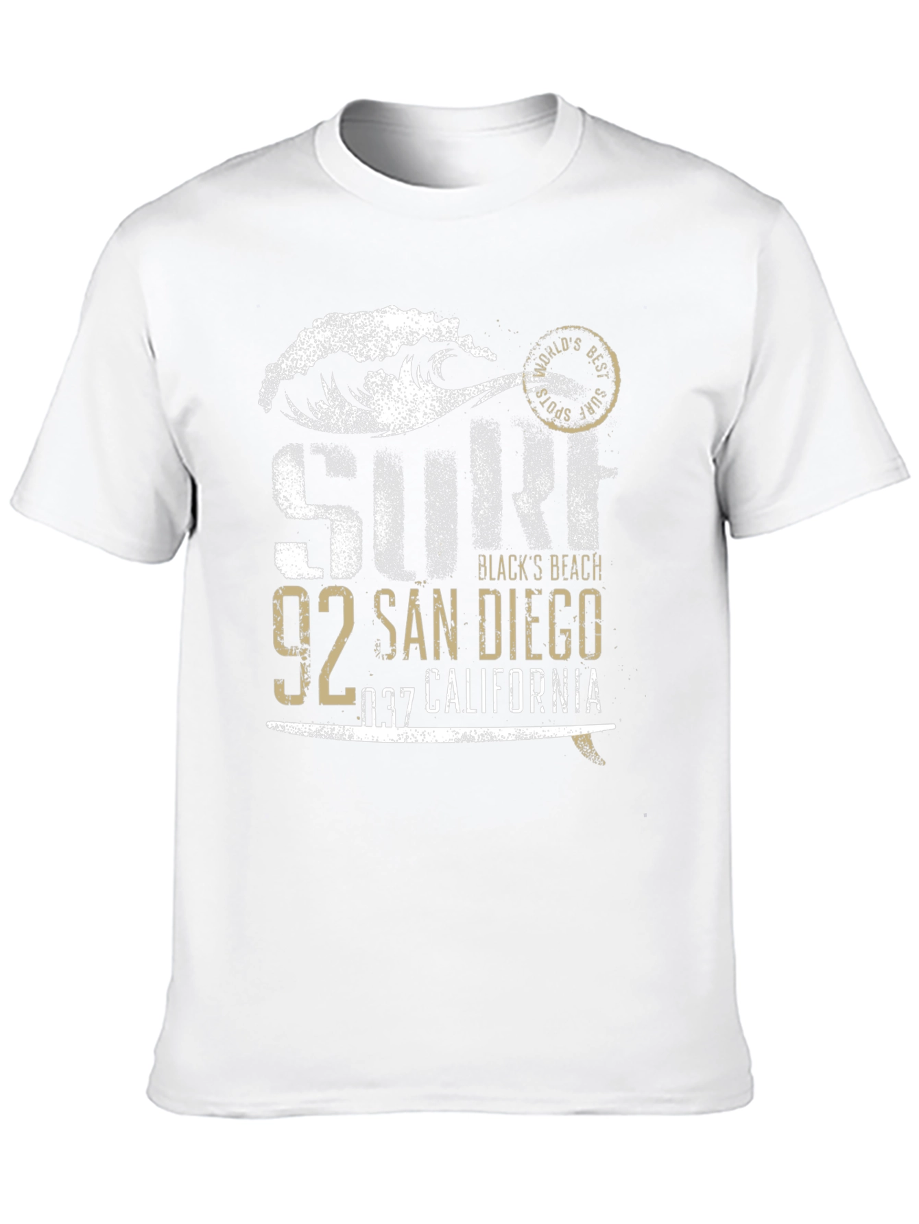 Surf San Diego Black T-Shirt