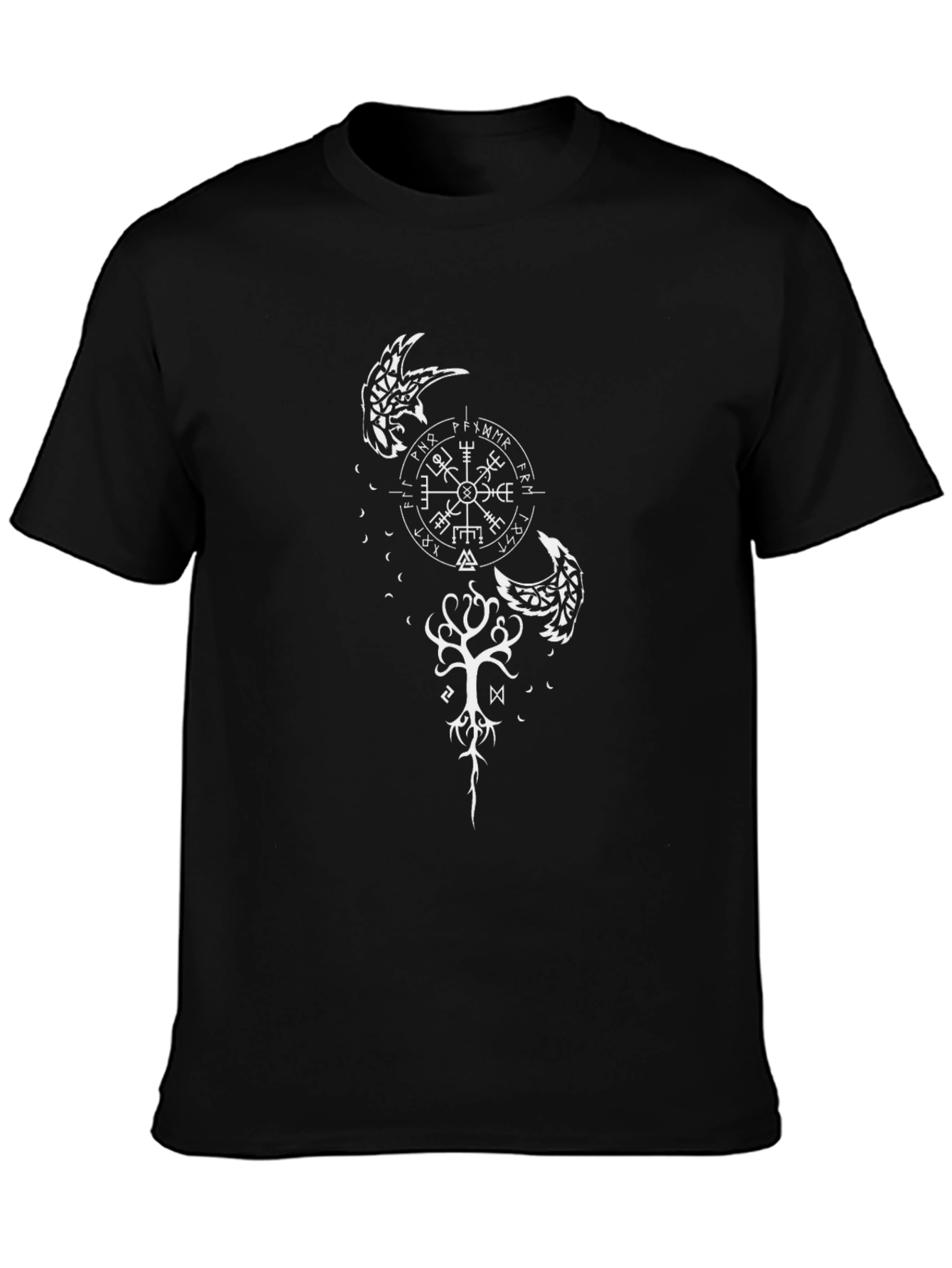 Viking Raven Tree of Life Graphic Tee