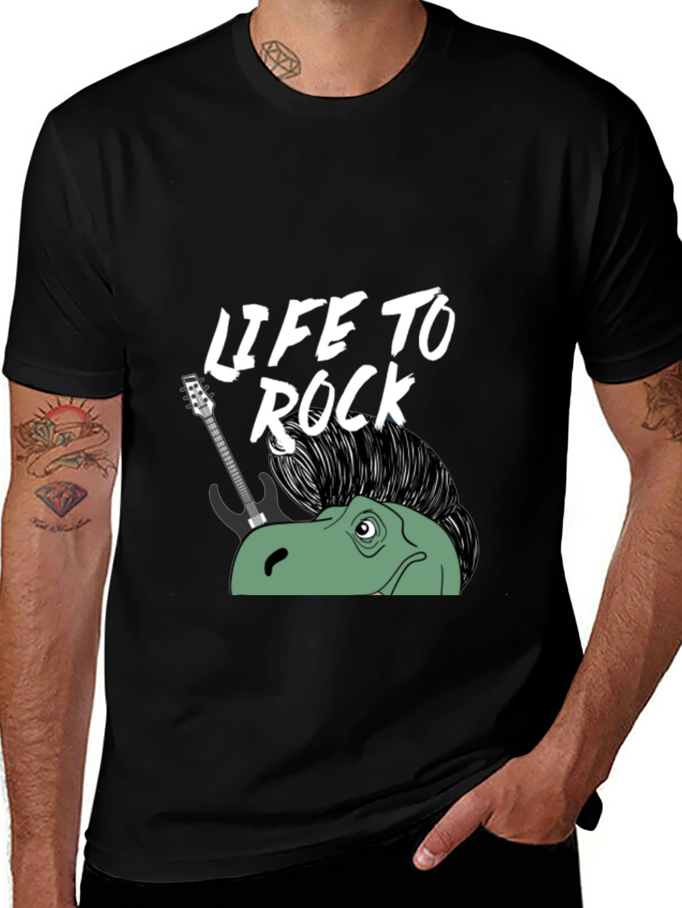 Life To Rock T-Rex Graphic Tee
