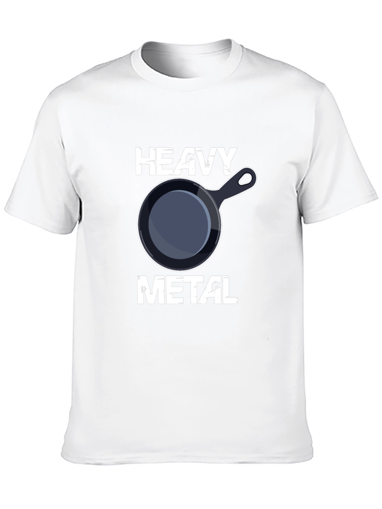 Heavy Metal Pan T-Shirt: Cooking Humor Tee