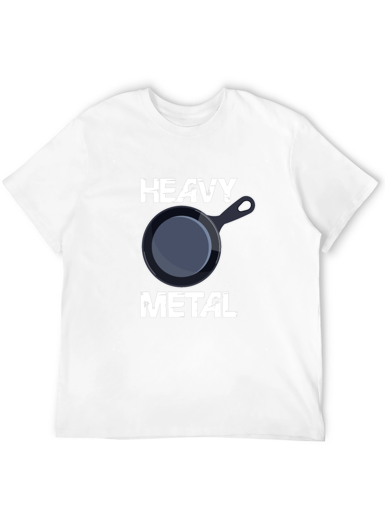 Heavy Metal Pan T-Shirt: Cooking Humor Tee