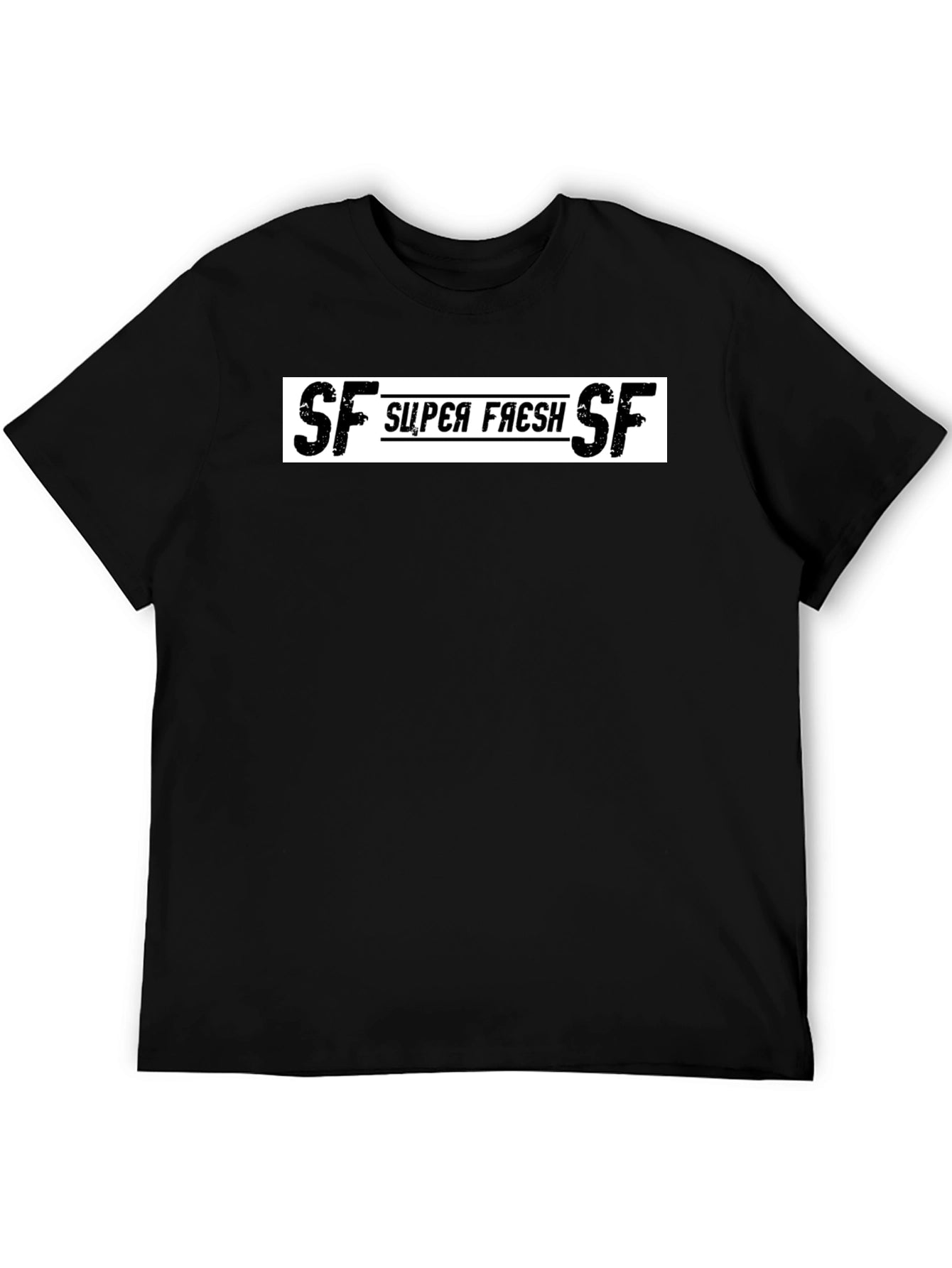 Super Fresh Graphic Black T-Shirt