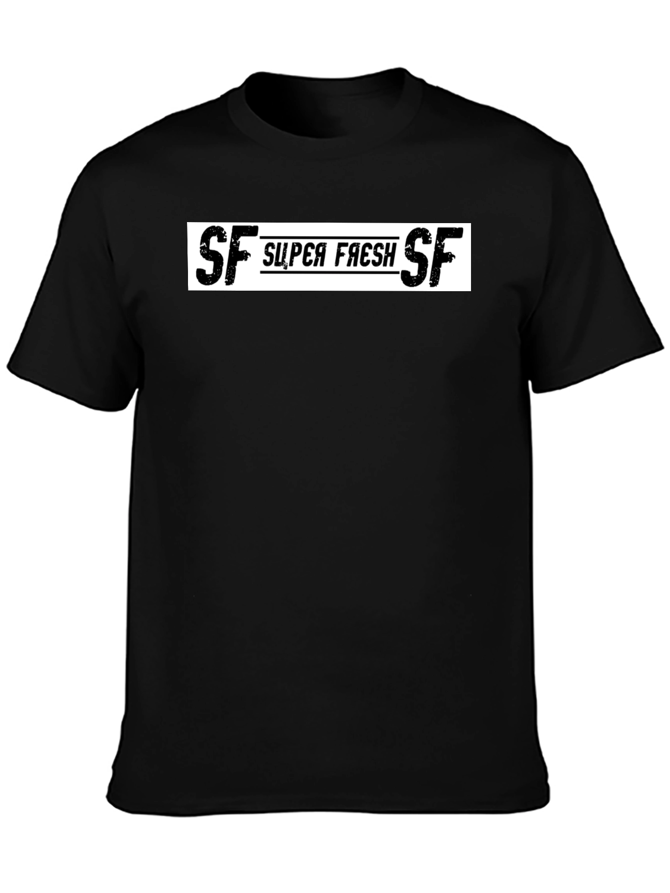 Super Fresh Graphic Black T-Shirt