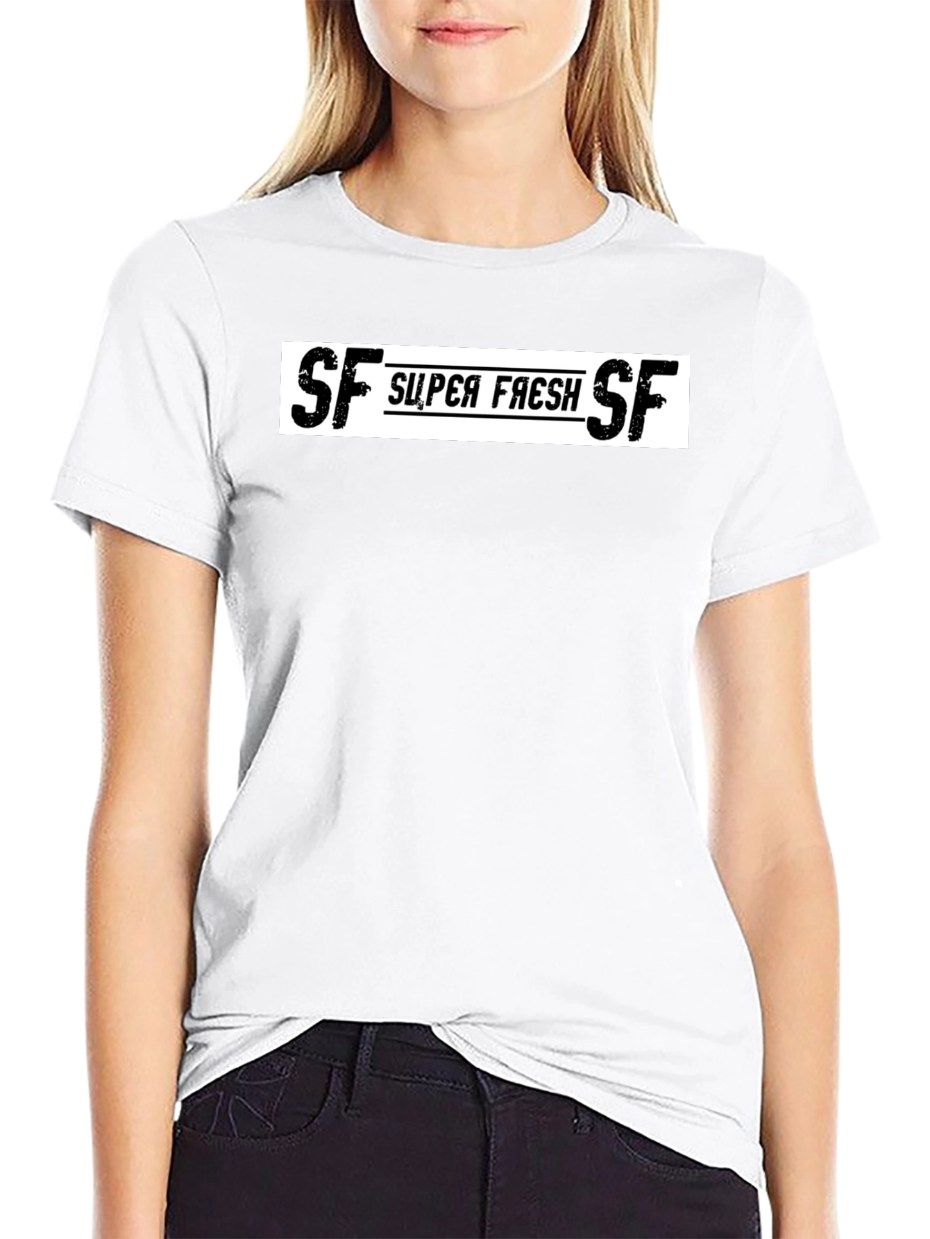 Super Fresh Graphic Black T-Shirt