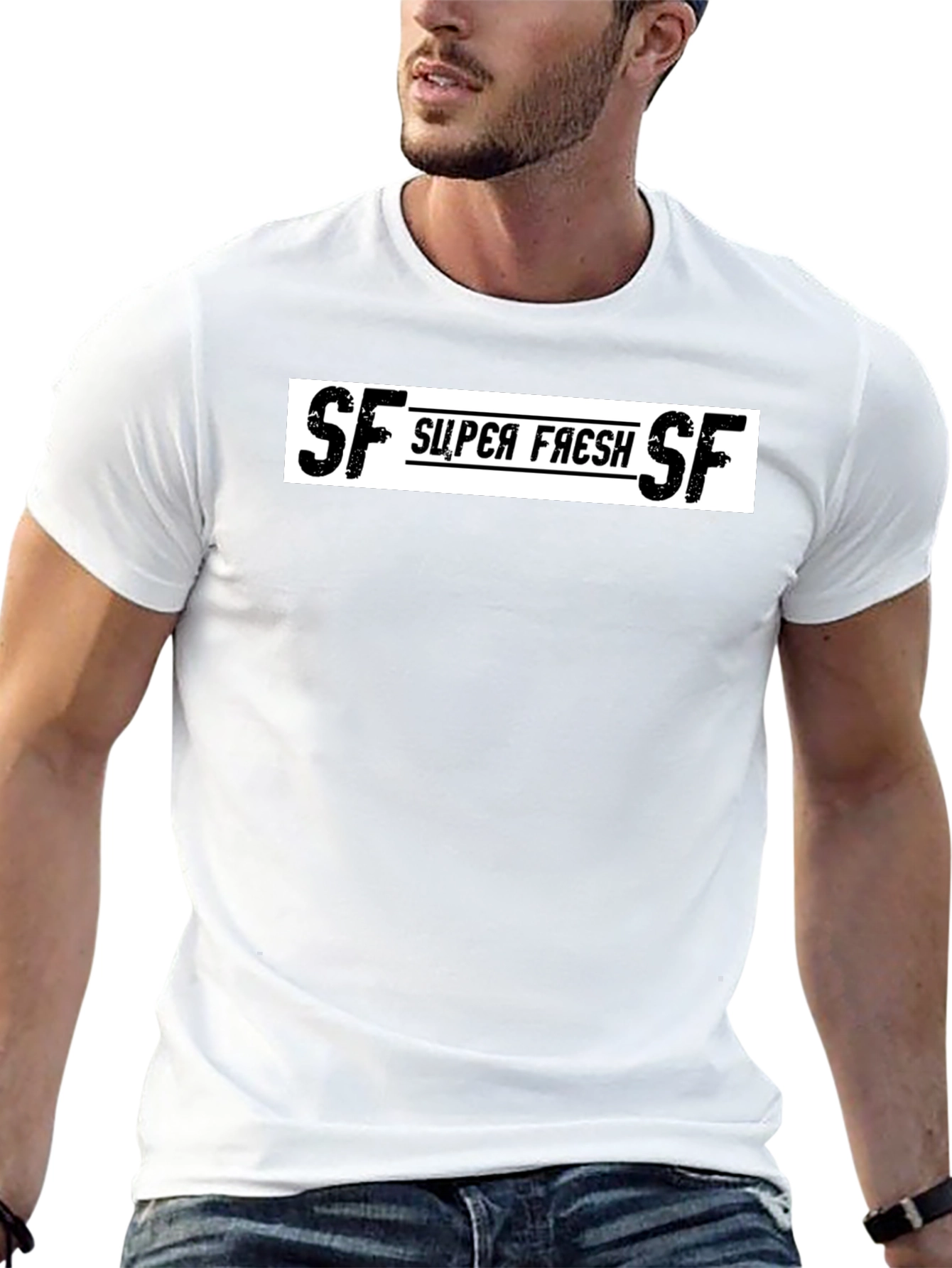 Super Fresh Graphic Black T-Shirt