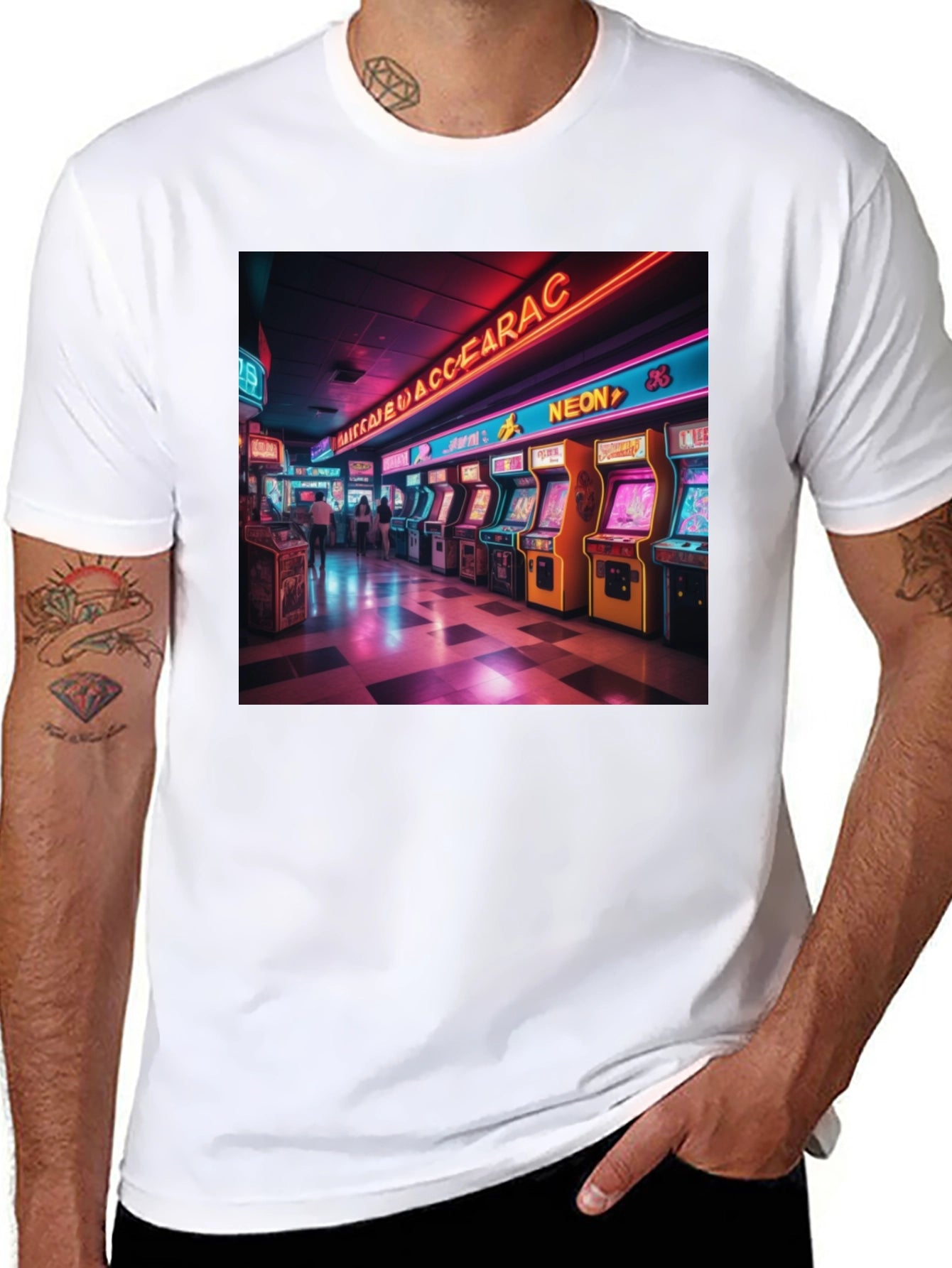 Retro Arcade Game T-Shirt