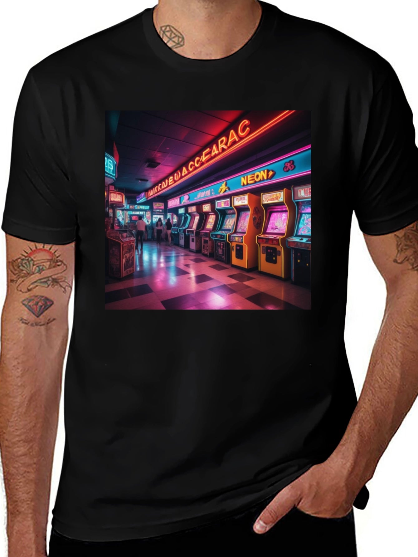 Retro Arcade Game T-Shirt