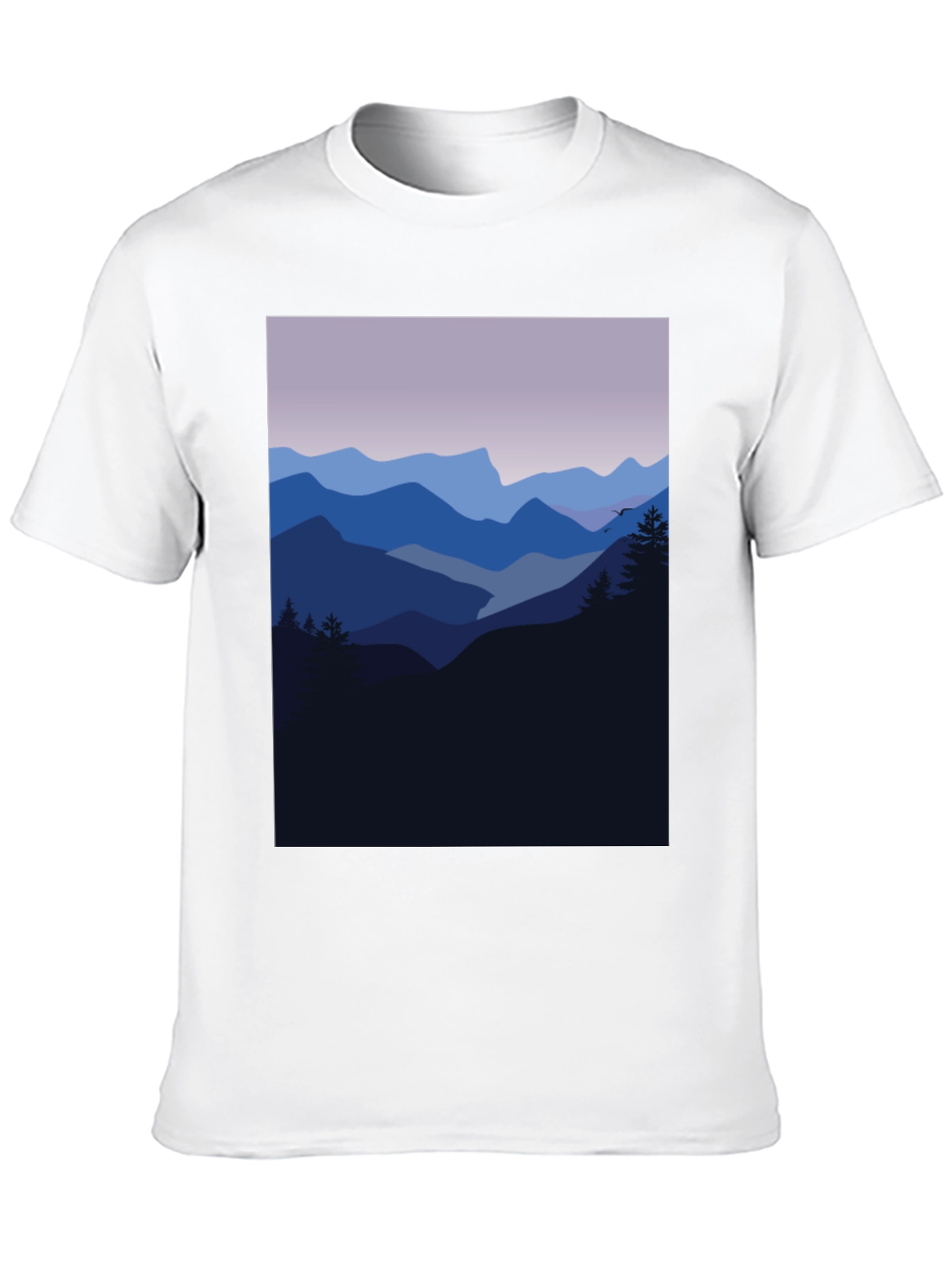 Mountain Vista Graphic Tee - Black