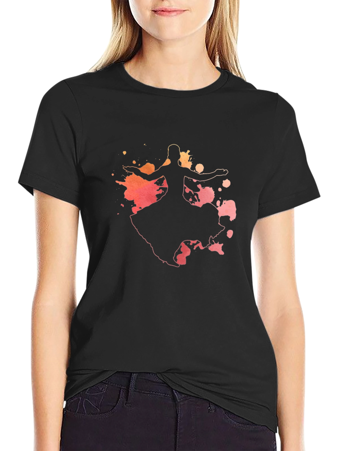 Silhouette Dancer Graphic T-Shirt