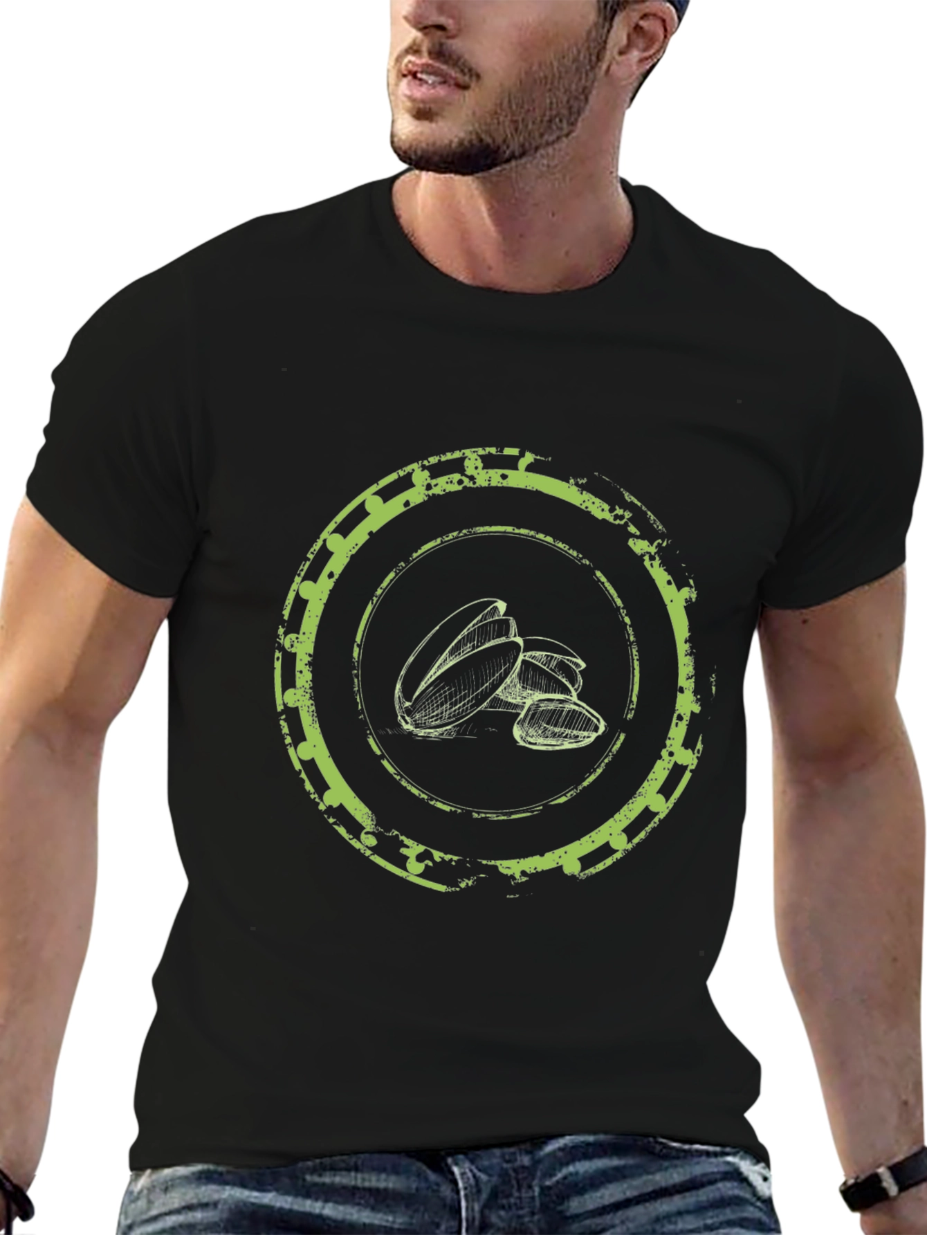 Pistachio Graphic Tee - Casual Style