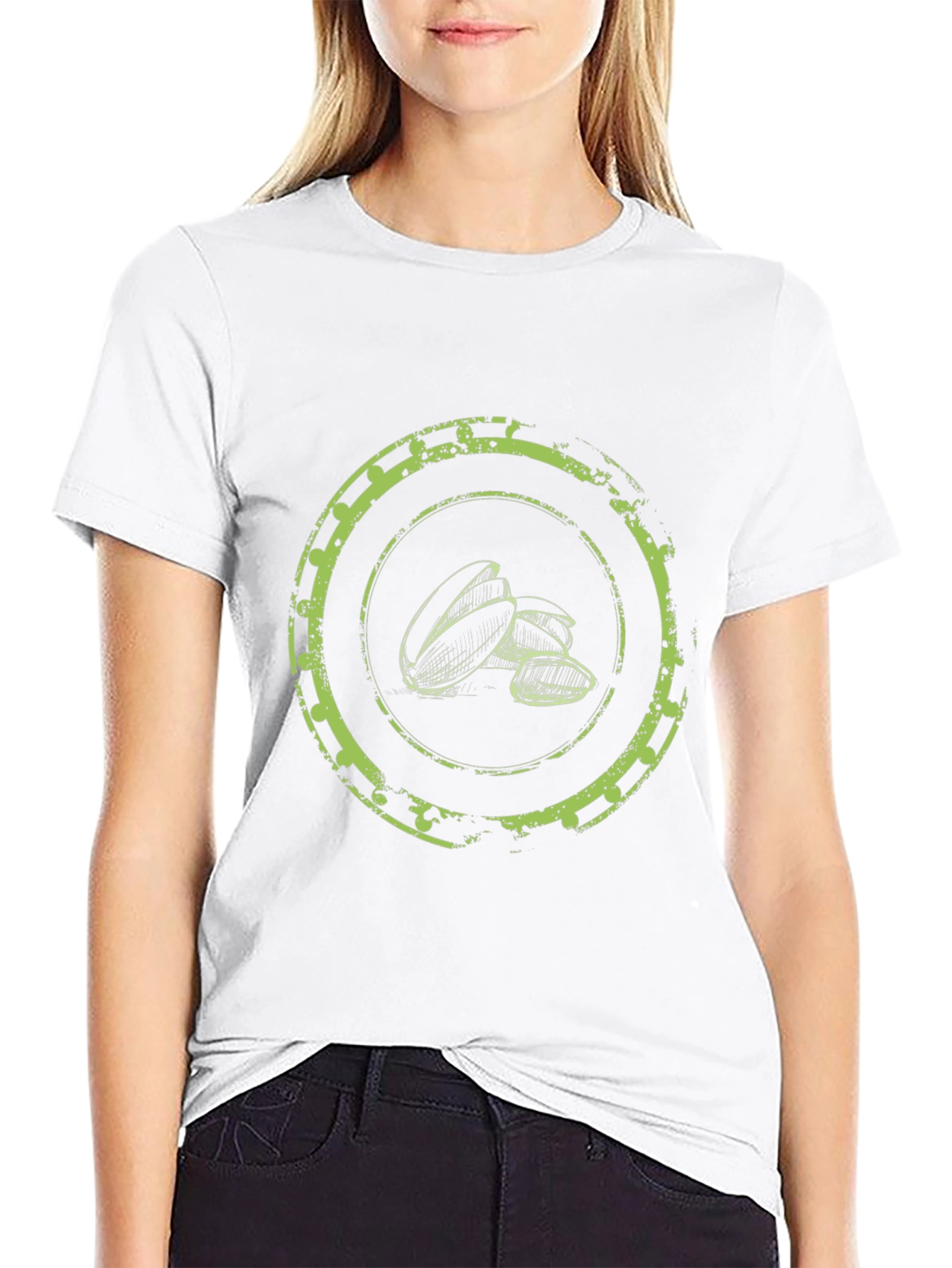 Pistachio Graphic Tee - Casual Style