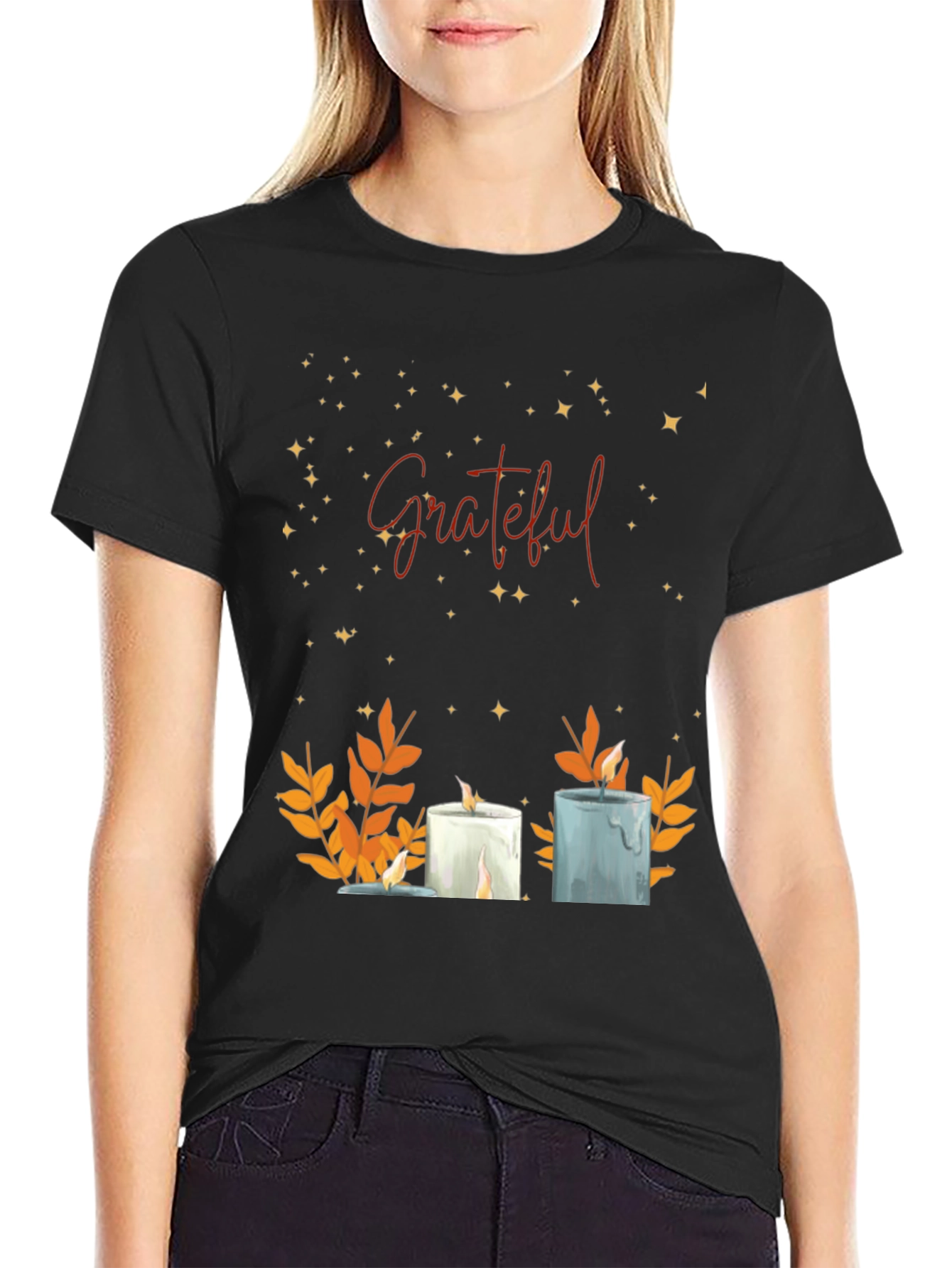 Grateful Candle Graphic Tee