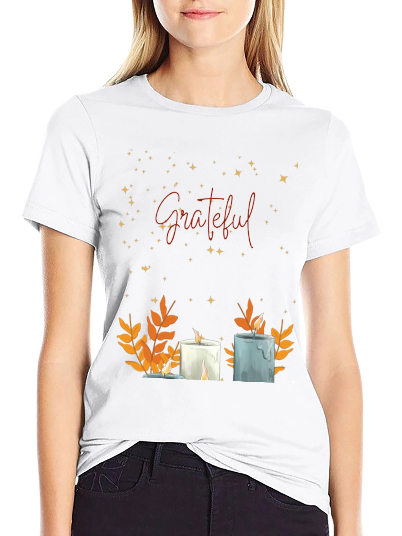 Grateful Candle Graphic Tee